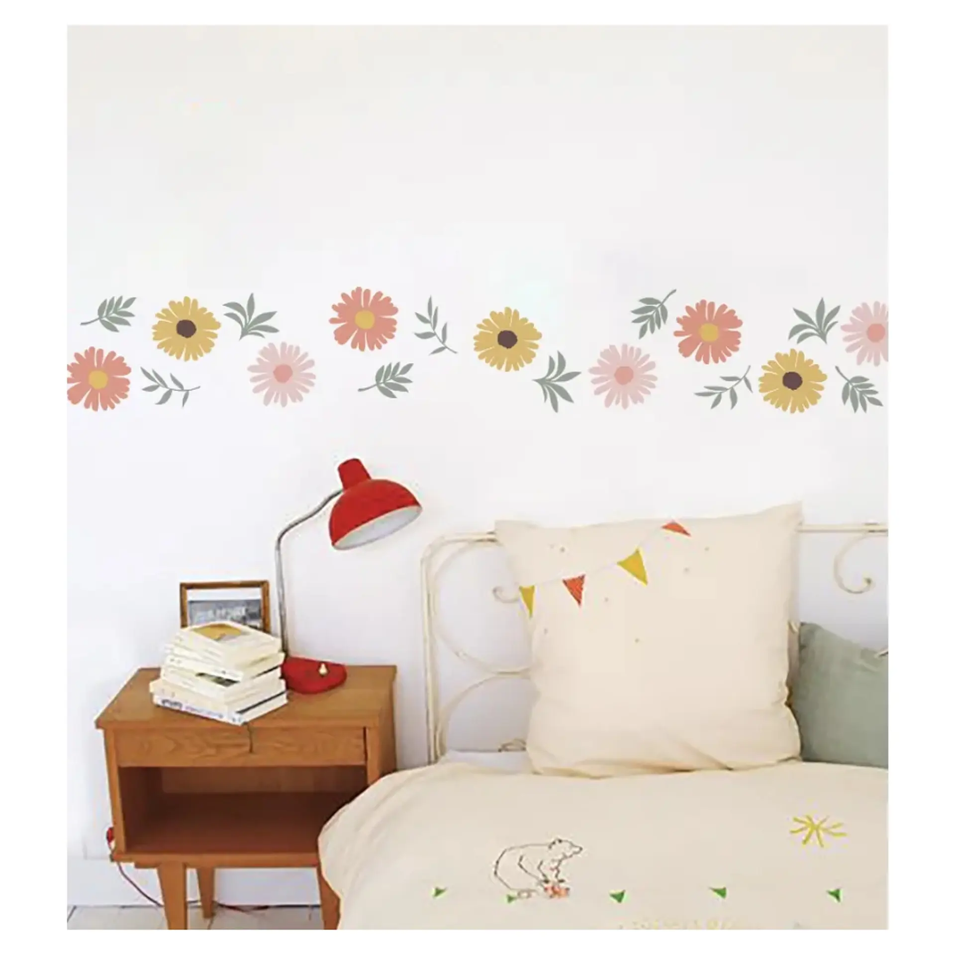 Stickers Adhesivo Pegatinas Decoración De Pared Margaritas  5