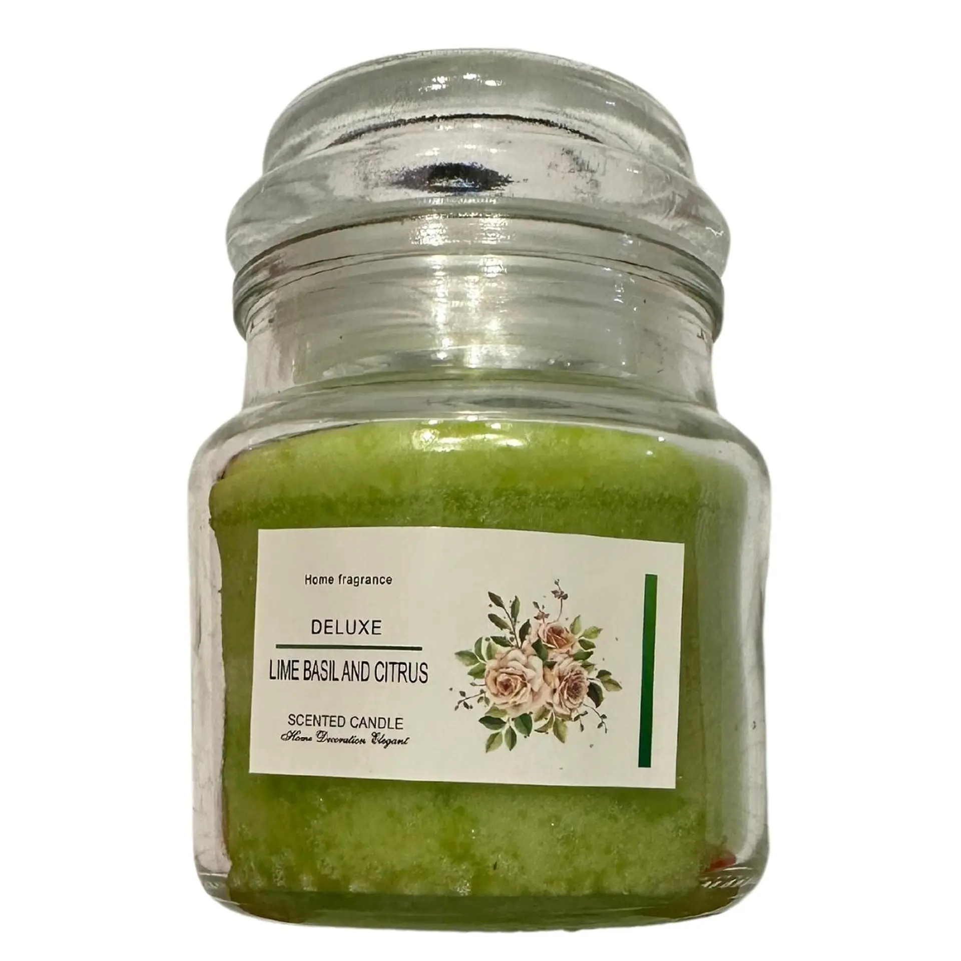 Vela Aromatica Lima Tapa Vidrio Combate Ansiedad y Cansancio 1