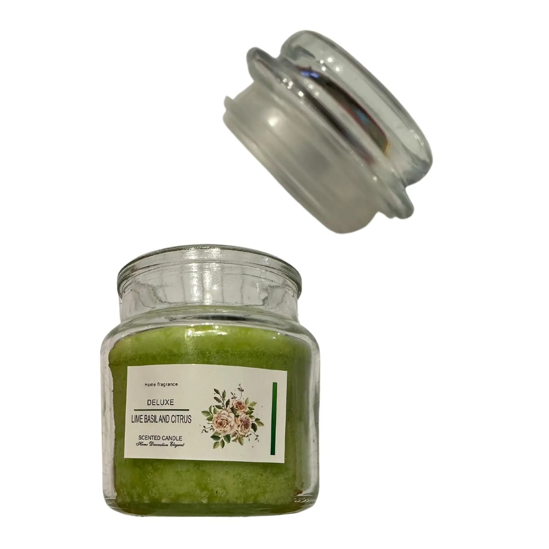 Vela Aromatica Lima Tapa Vidrio Combate Ansiedad y Cansancio 2
