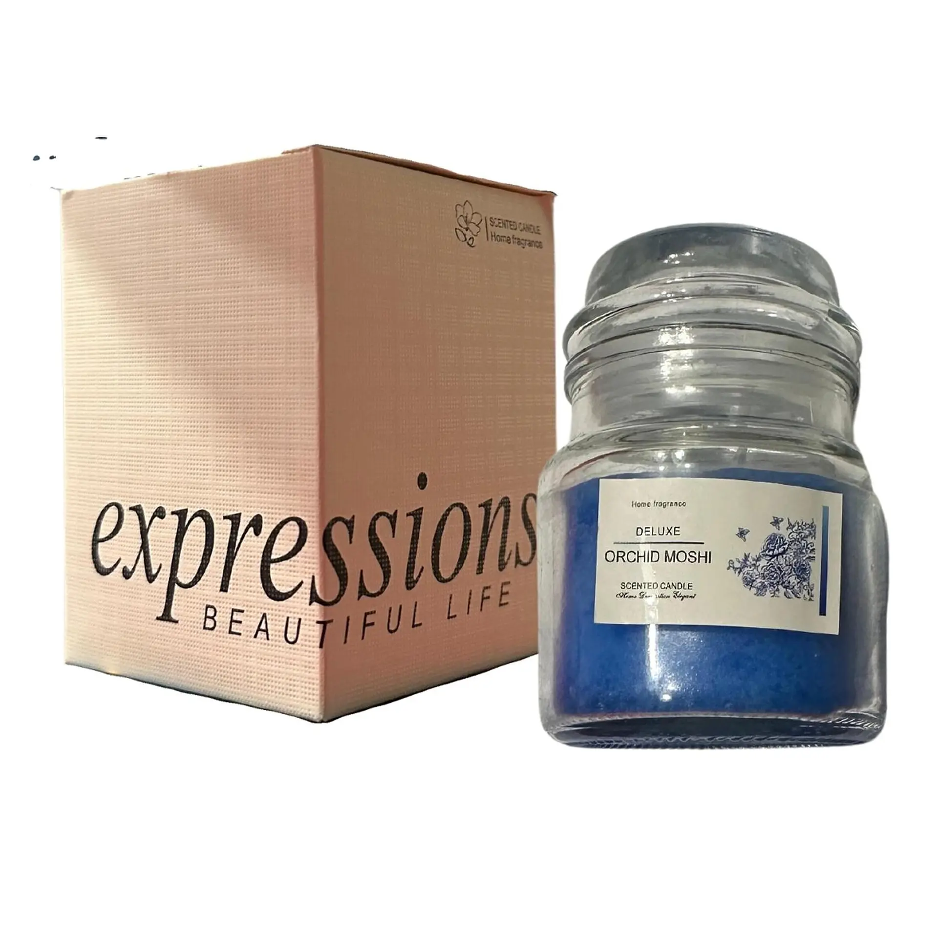 Vela Aromatica Orquidea Tapa Vidrio Abundancia y Belleza 3