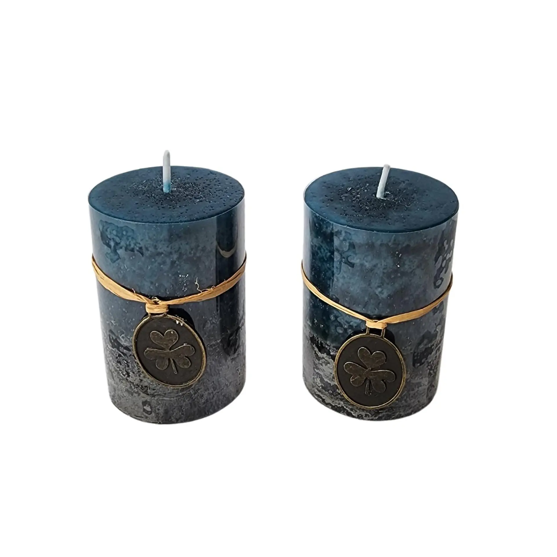 Vela Cirio Velon 7 cm. Dos Unidades Aromaticas Azul 1