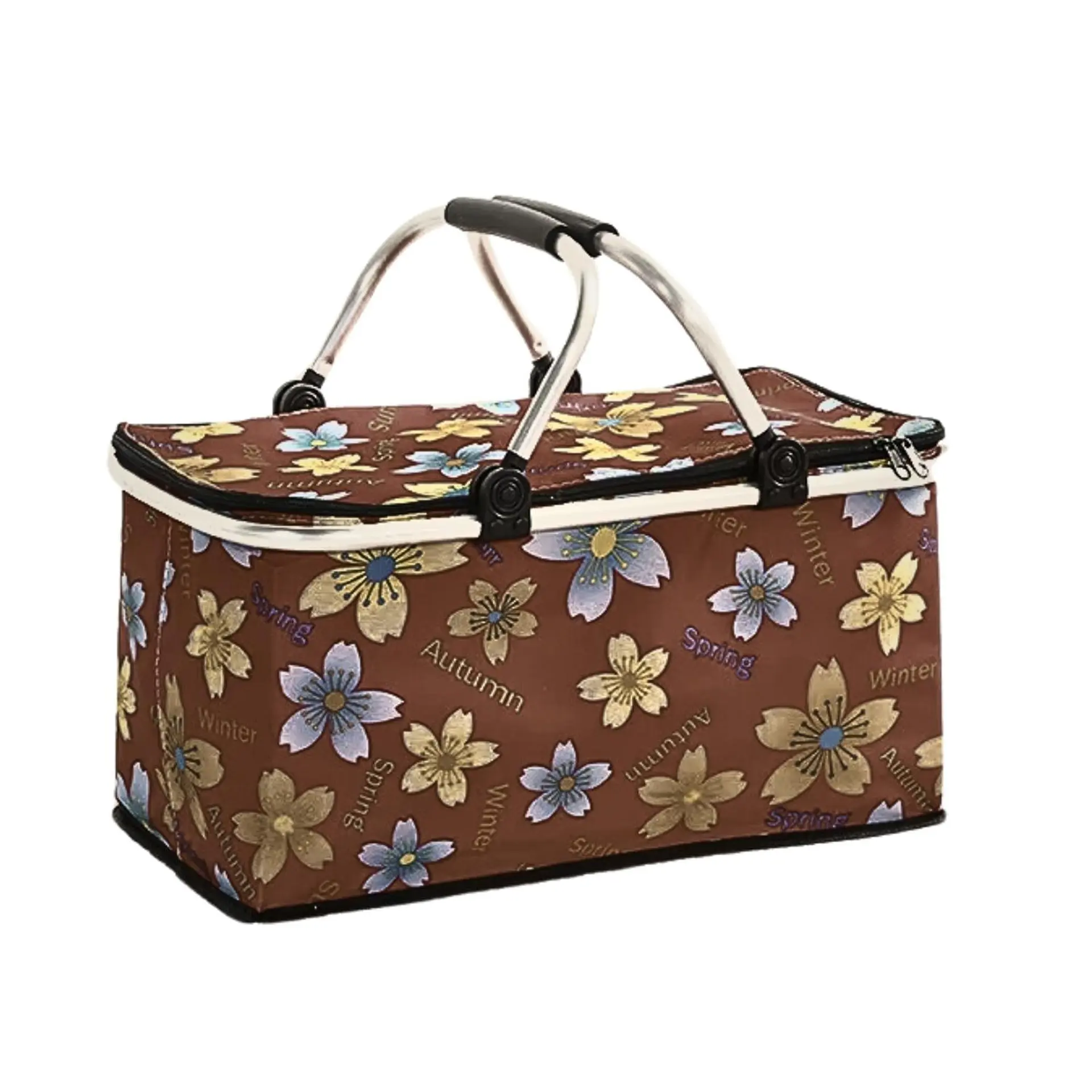 Bolso Termico Plegable Margaritas Cooler Canasta Picnic 1