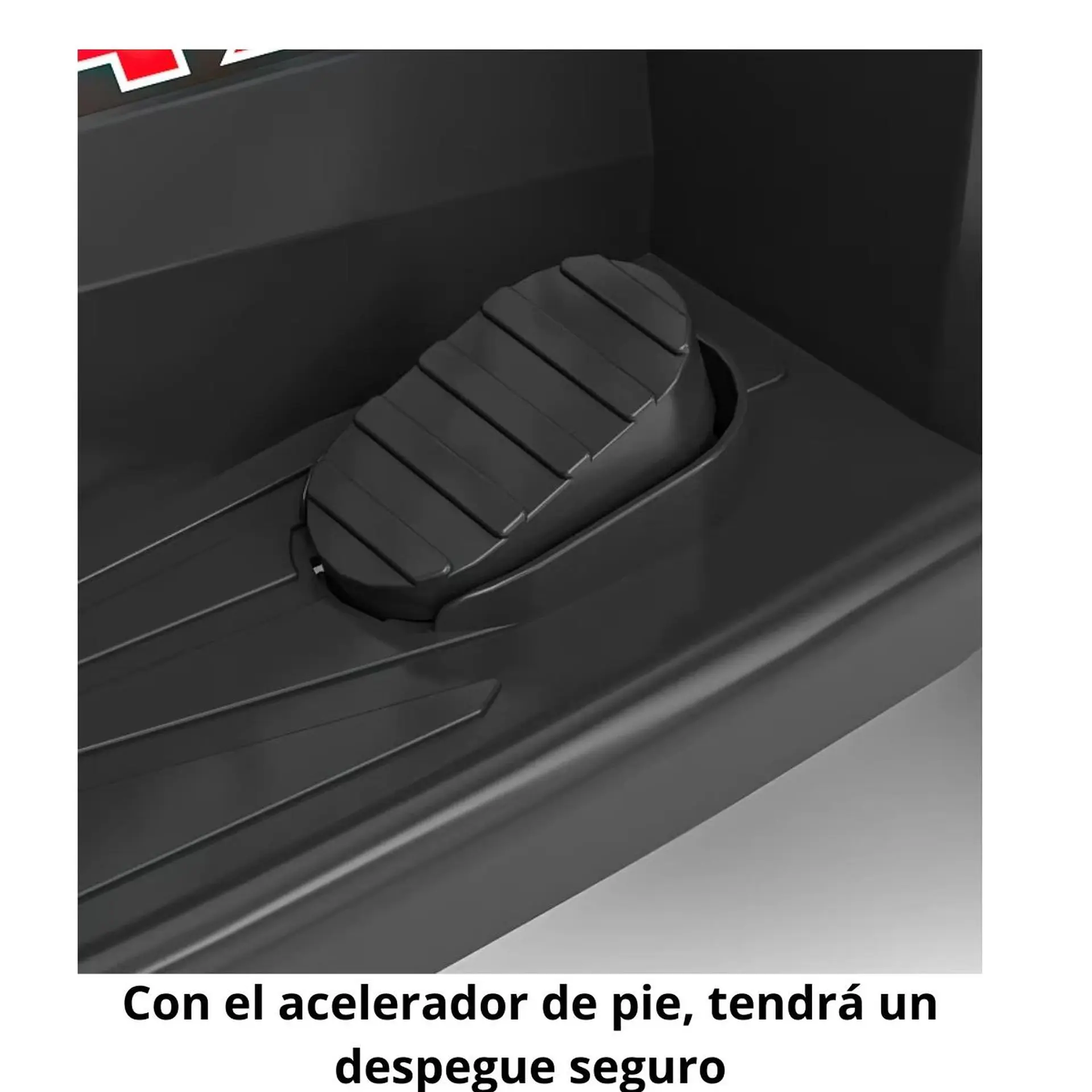 Moto Batería Eléctrico Infantil Rock Rojo Juguete  4