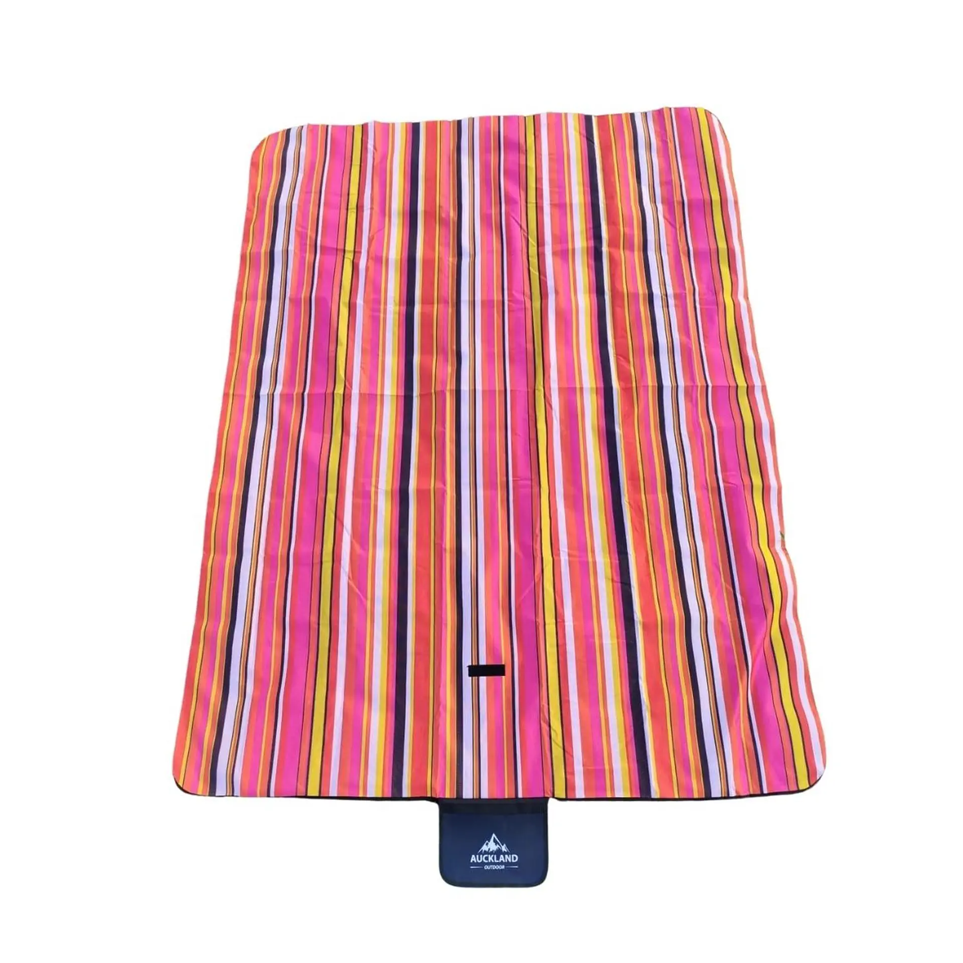 Manta de Picnic Impermeable 150 x 180 Rayas Fucsia 3