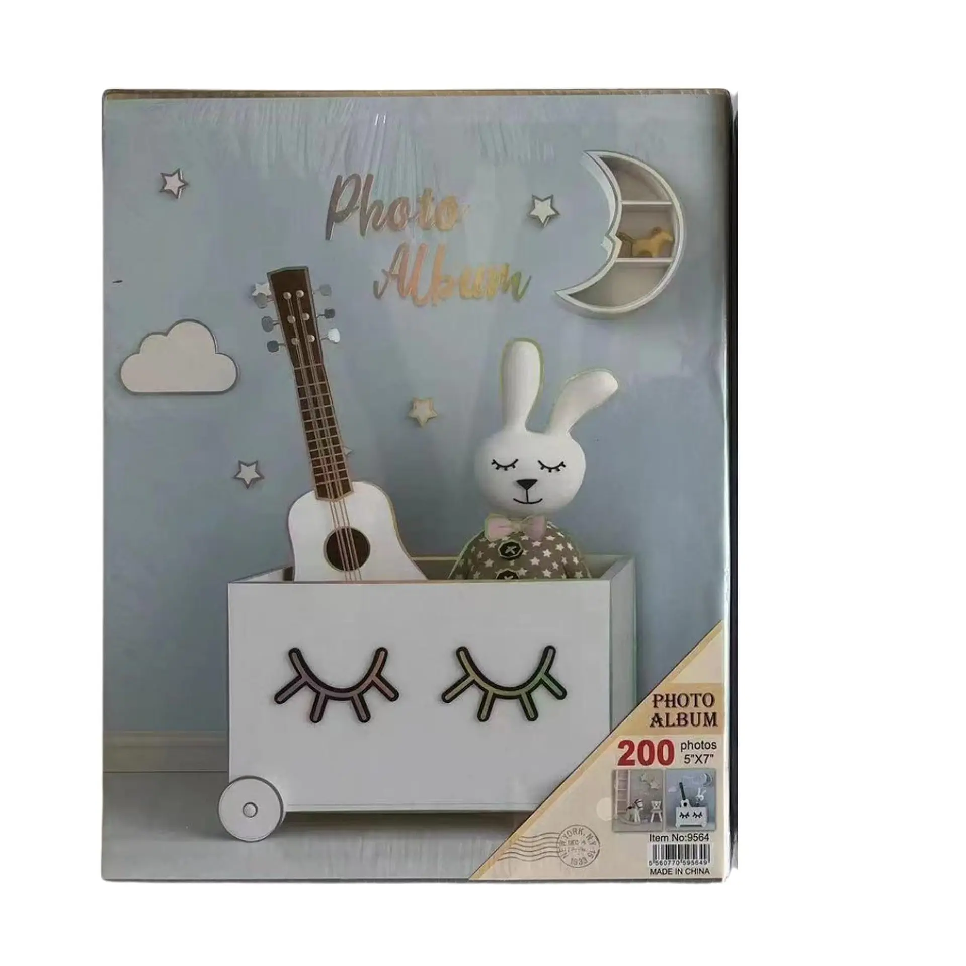 Album Foto 13x18 Bebe Infantil Diseño Luna Celeste 200 Fotos 1