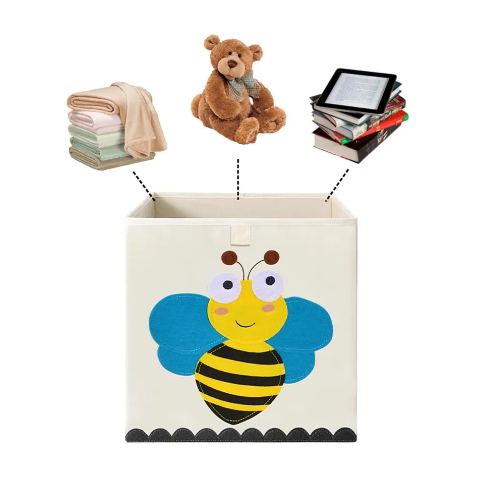 Caja Organizadora Juguetes Ropa Infantil Abeja 4