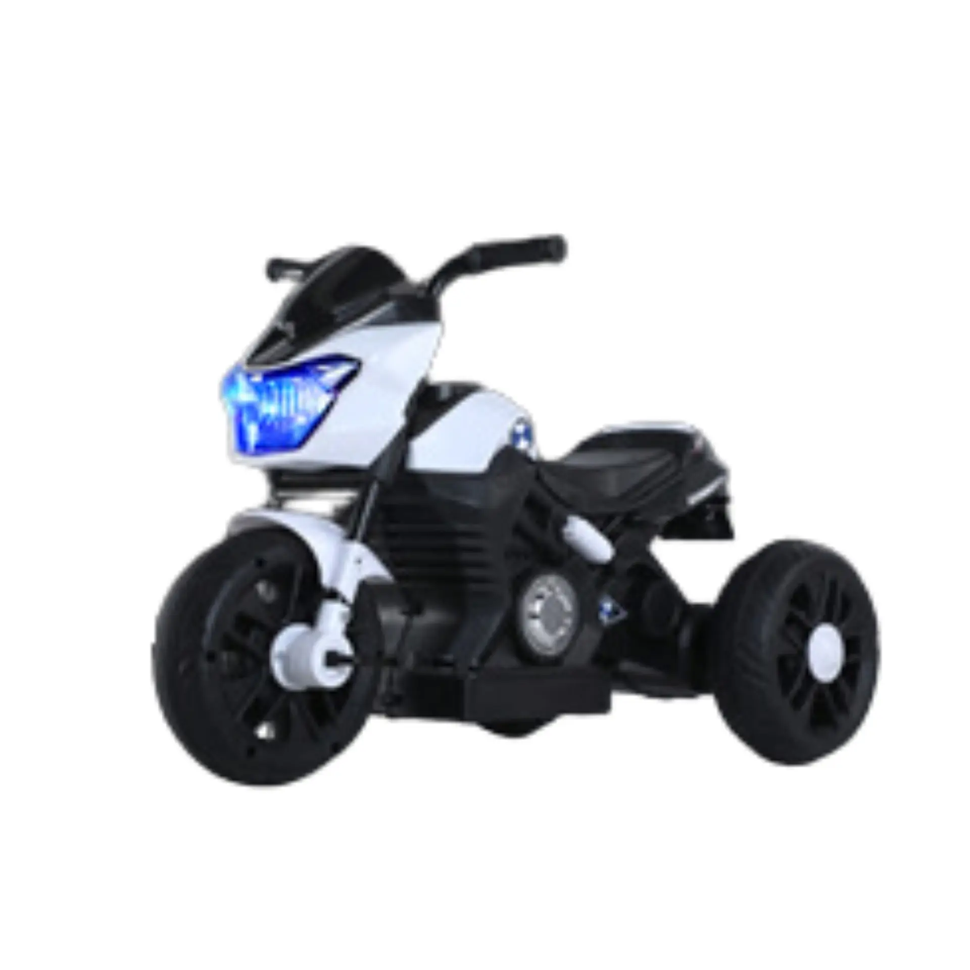 Moto Batería Eléctrico Infantil Hunt Blanca Juguete  1