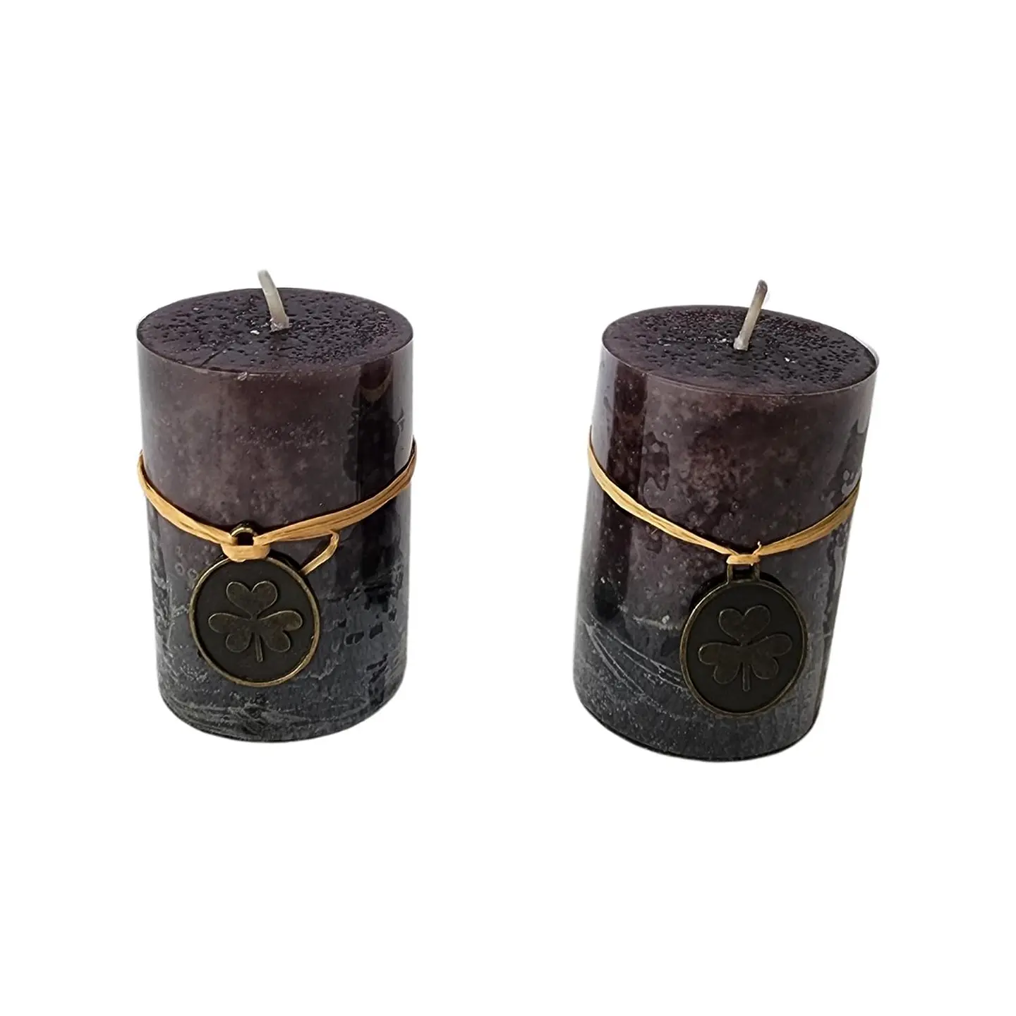 Vela Cirio Velon 7 cm. Dos Unidades Aromaticas Negro 1