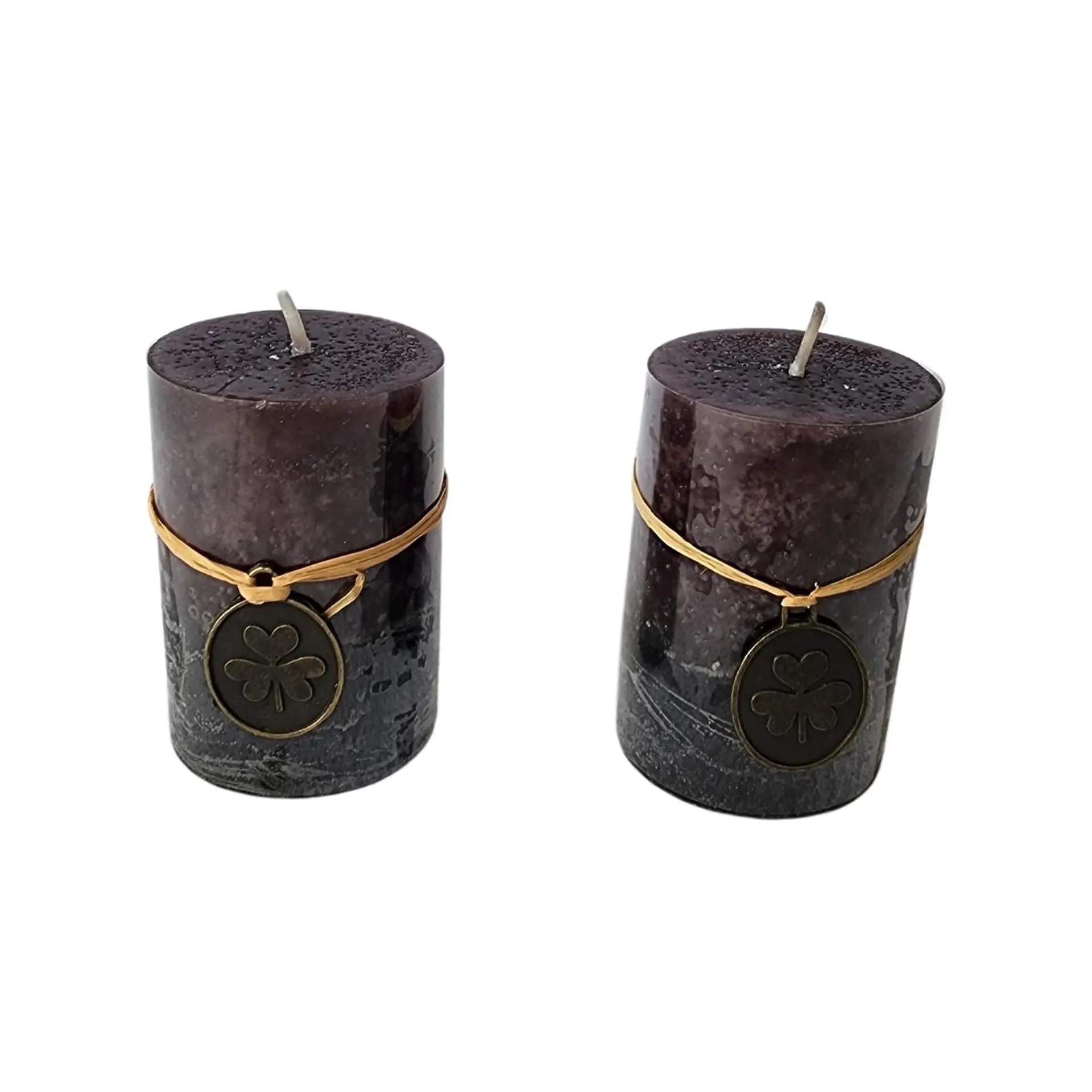 Vela Cirio Velon 7 cm. Dos Unidades Aromaticas Negro 1