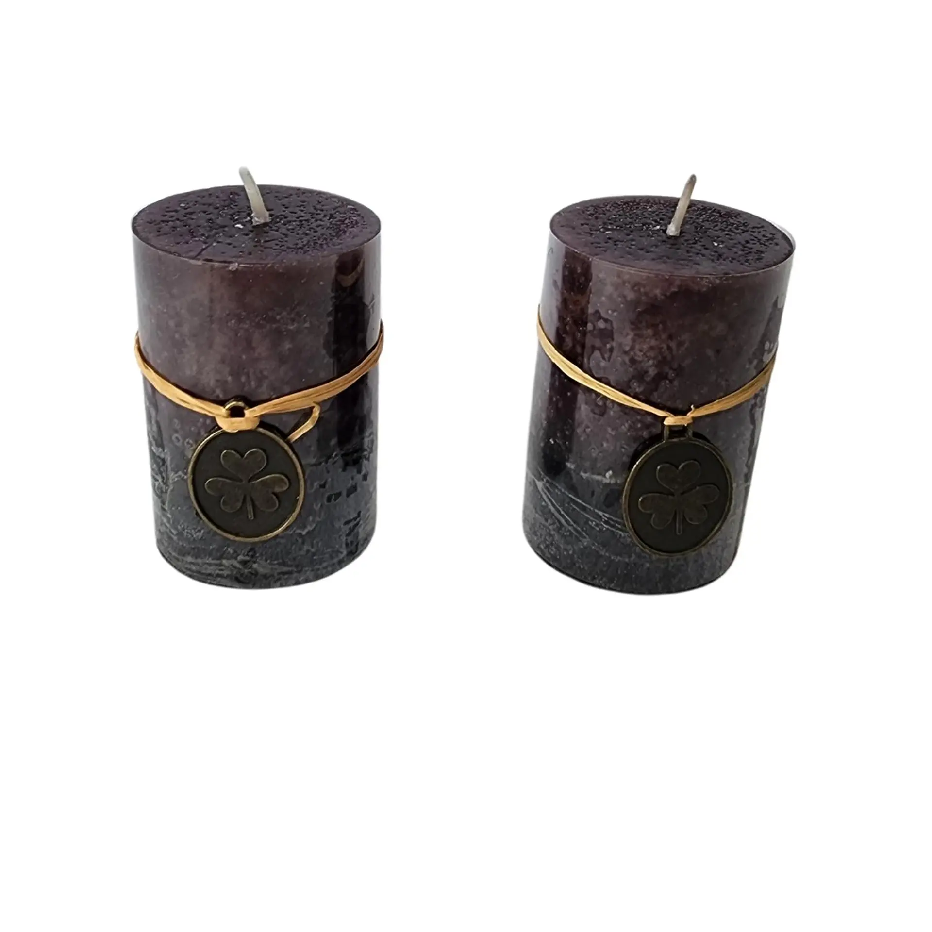 Vela Cirio Velon 7 cm. Dos Unidades Aromaticas Negro 2