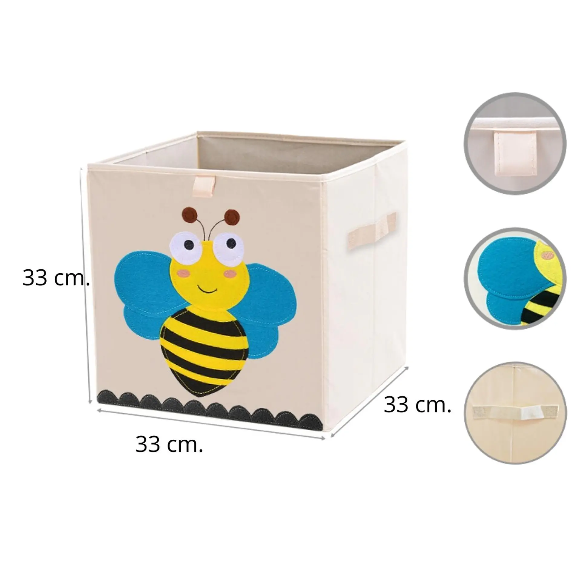 Caja Organizadora Juguetes Ropa Infantil Abeja 6