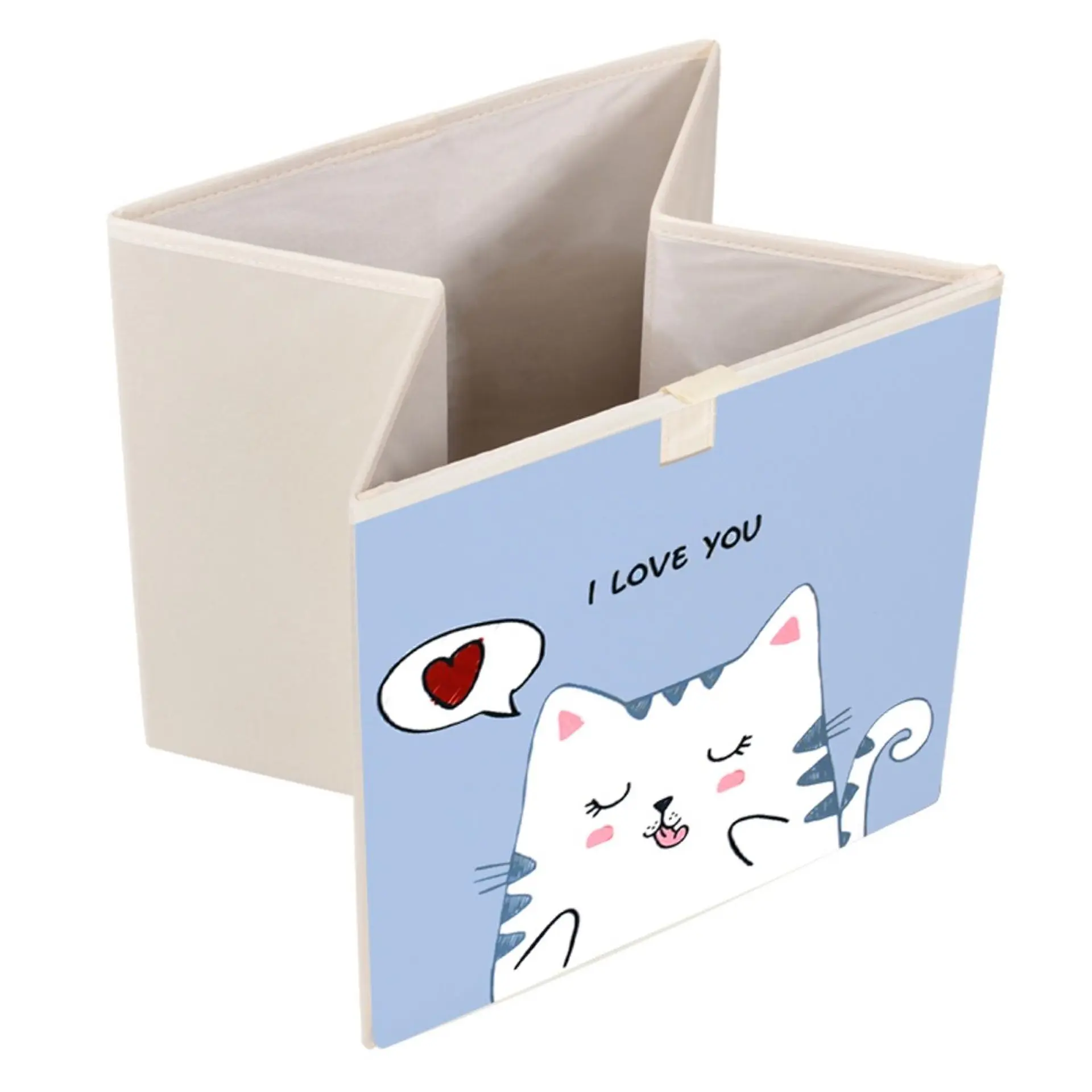 Caja Organizadora Juguetes Ropa Infantil Gato Love 2