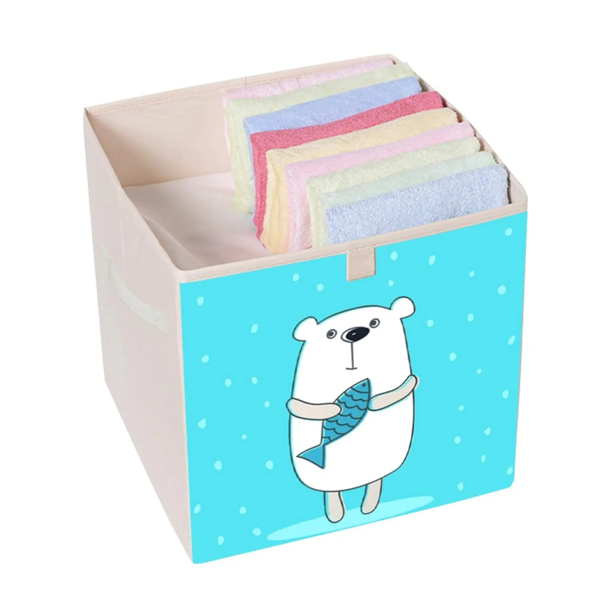 Caja Organizadora Juguetes Ropa Infantil Oso Polar 1