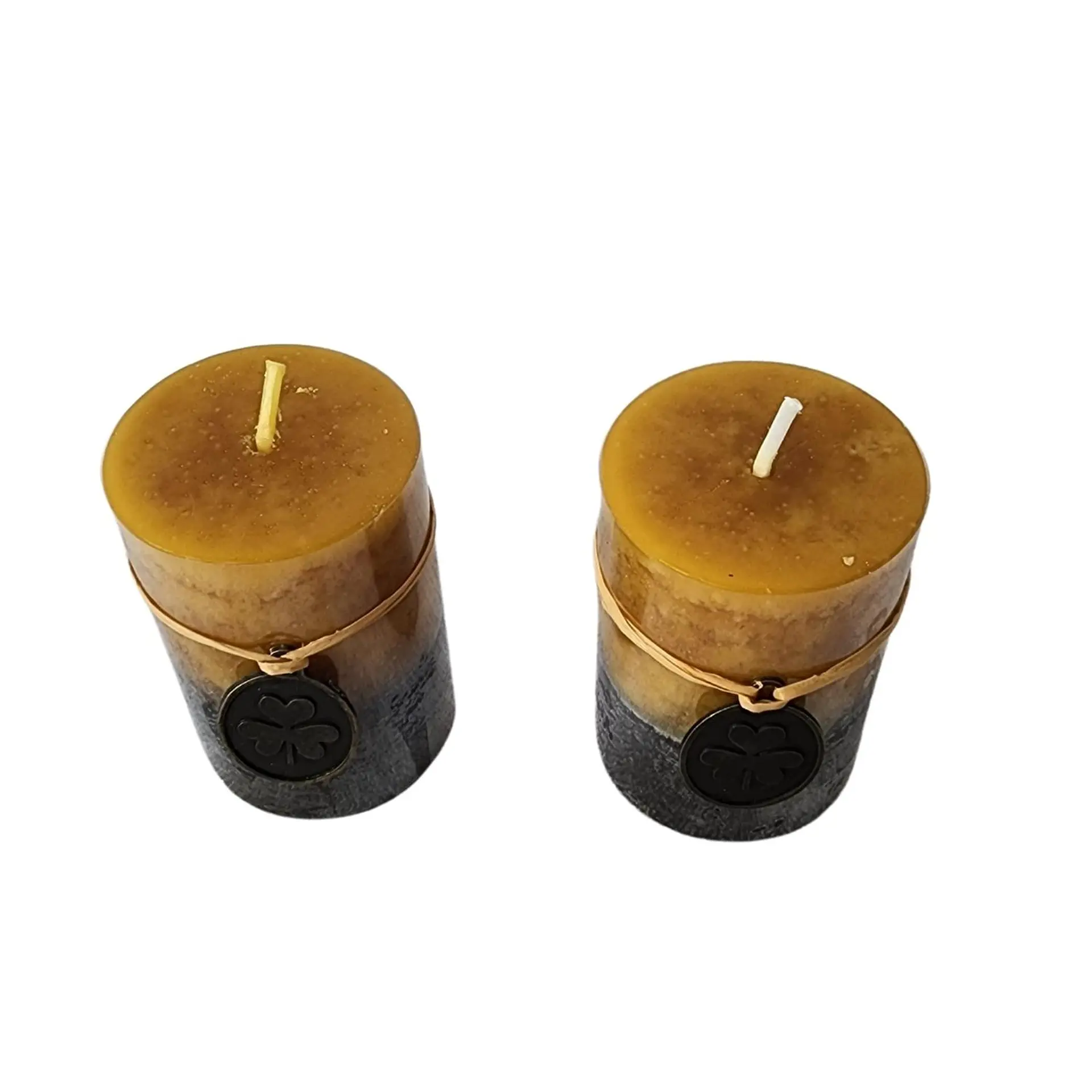 Vela Cirio Velon 7 cm. Dos Unidades Aromaticas Ocre 2