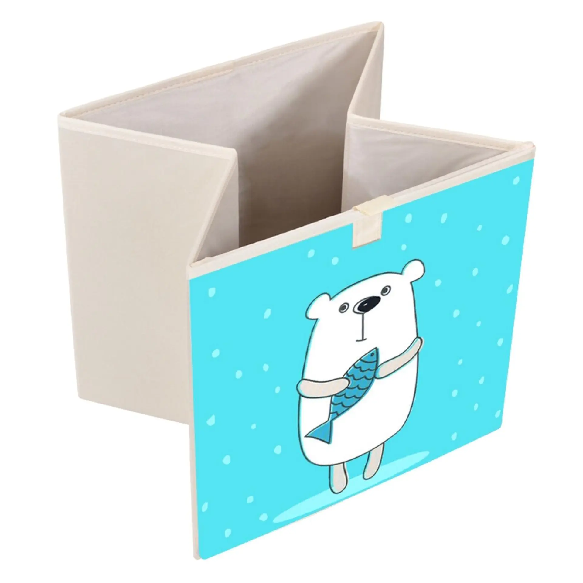 Caja Organizadora Juguetes Ropa Infantil Oso Polar 2