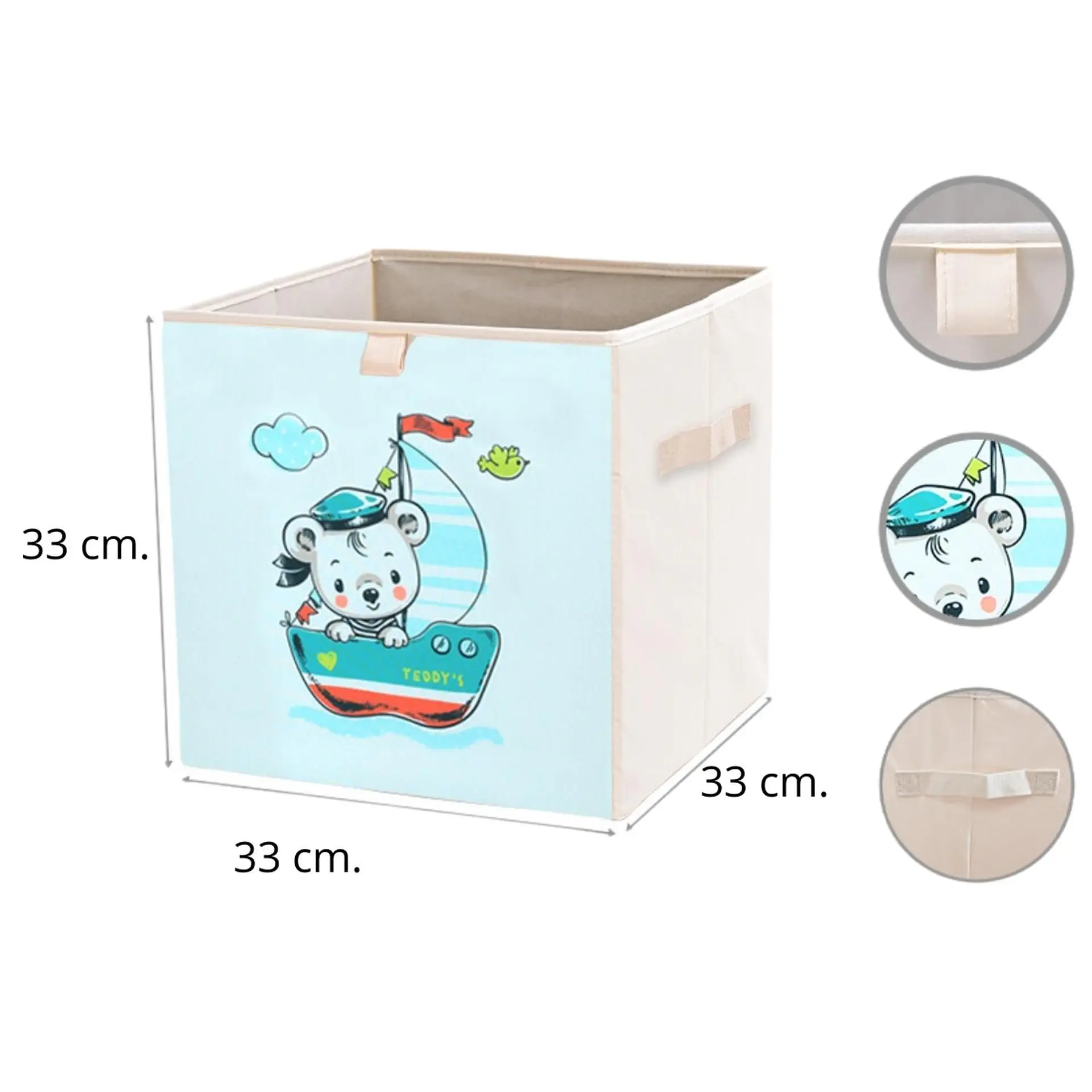 Caja Organizadora Juguetes Ropa Infantil Barquito 6