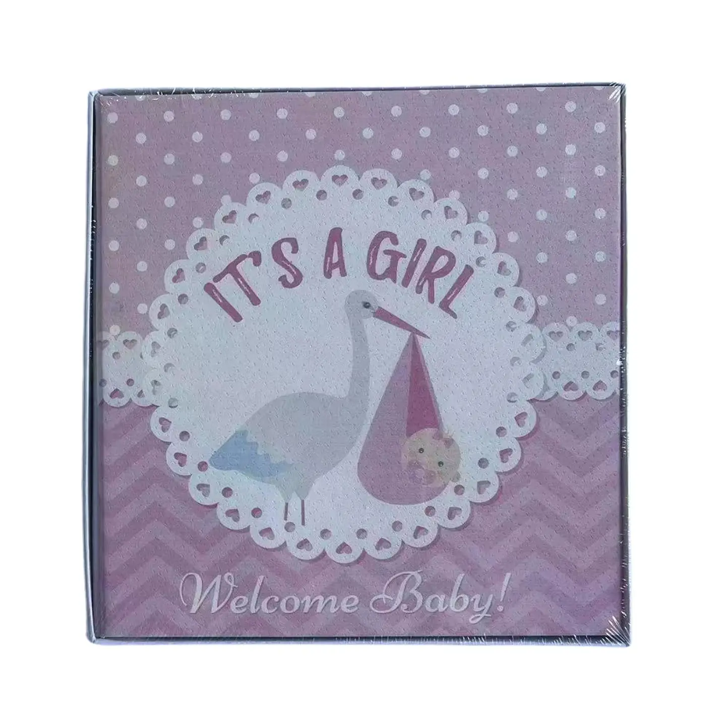 Album Foto Bebe It´s a Girl Rosado 200 Fotos 13x18cm 1