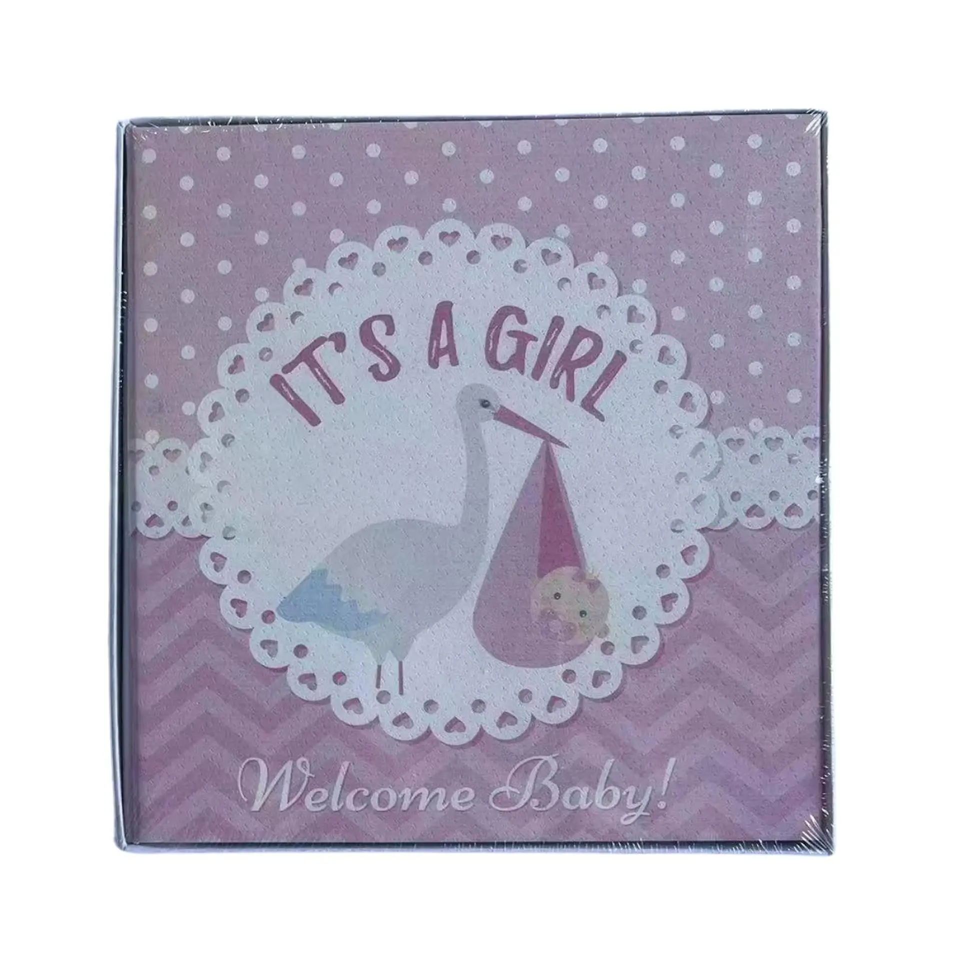 Album Foto Bebe It´s a Girl Rosado 200 Fotos 13x18cm 1