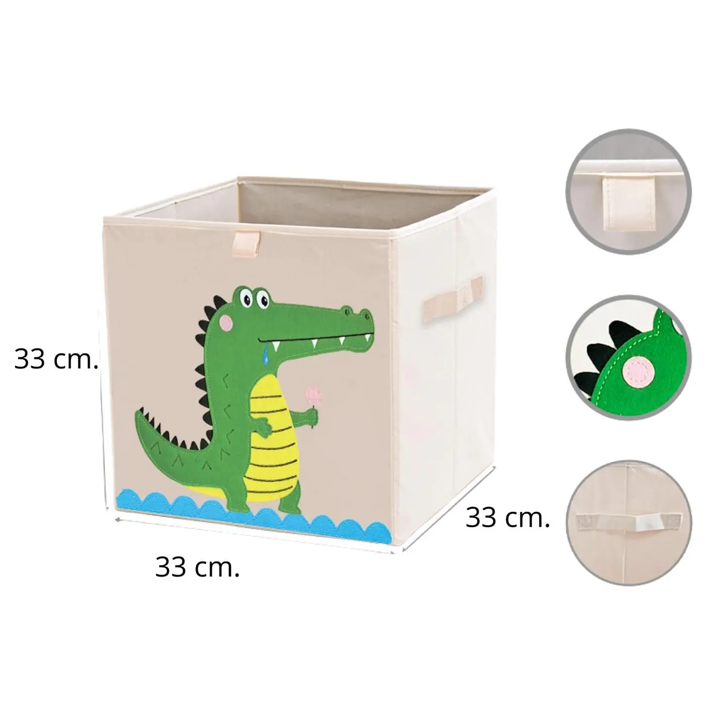 Caja Organizadora Juguetes Ropa Infantil Cocodrilo 6