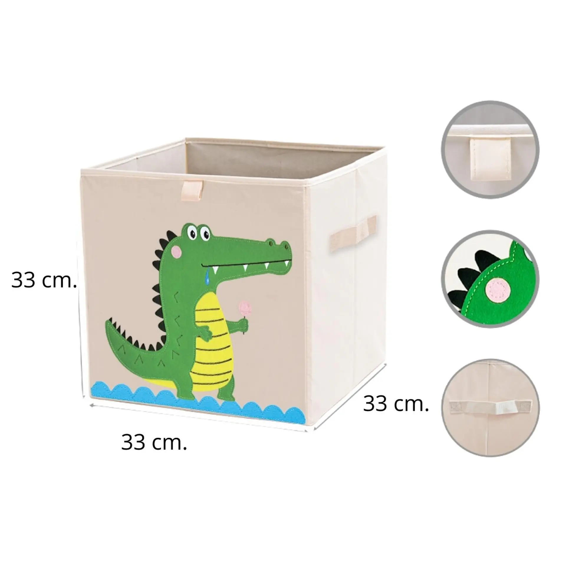 Caja Organizadora Juguetes Ropa Infantil Cocodrilo 6