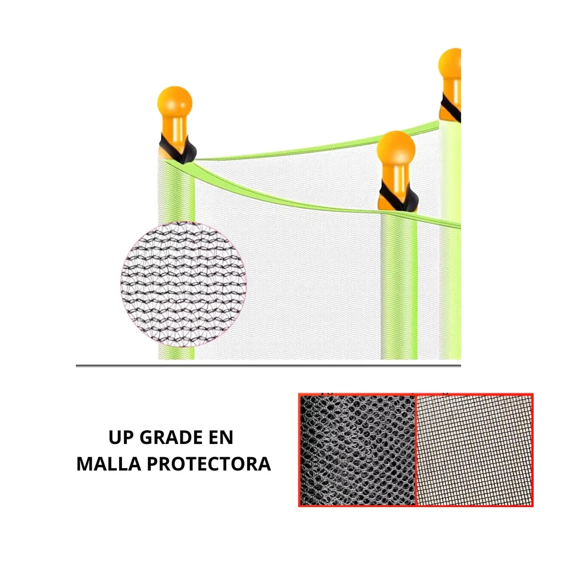 Cama Elastica Saltarina DELUXE Malla Protección Trampolin 5