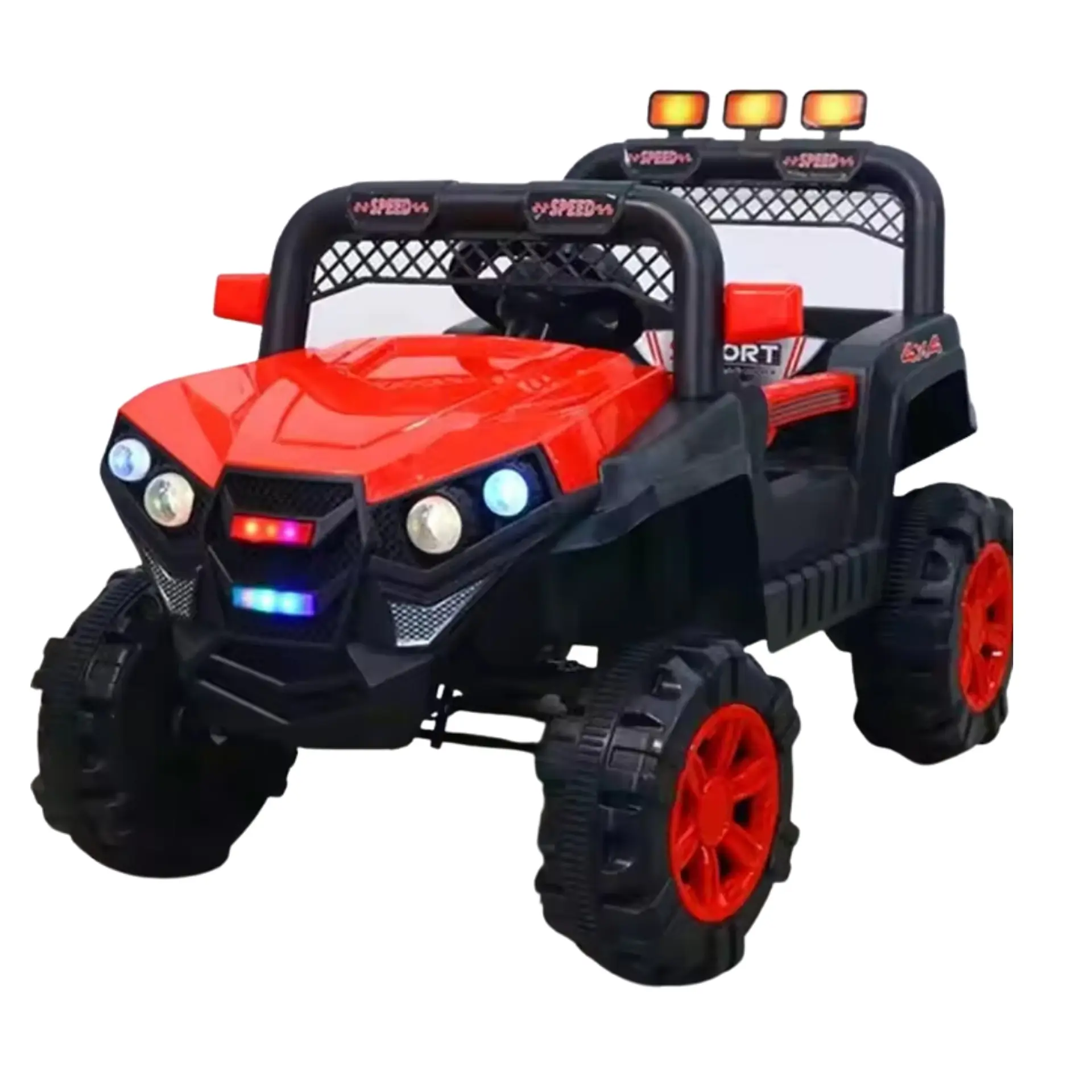Auto Batería Jeep Eléctrico Infantil 12V Control Trail Rojo  3