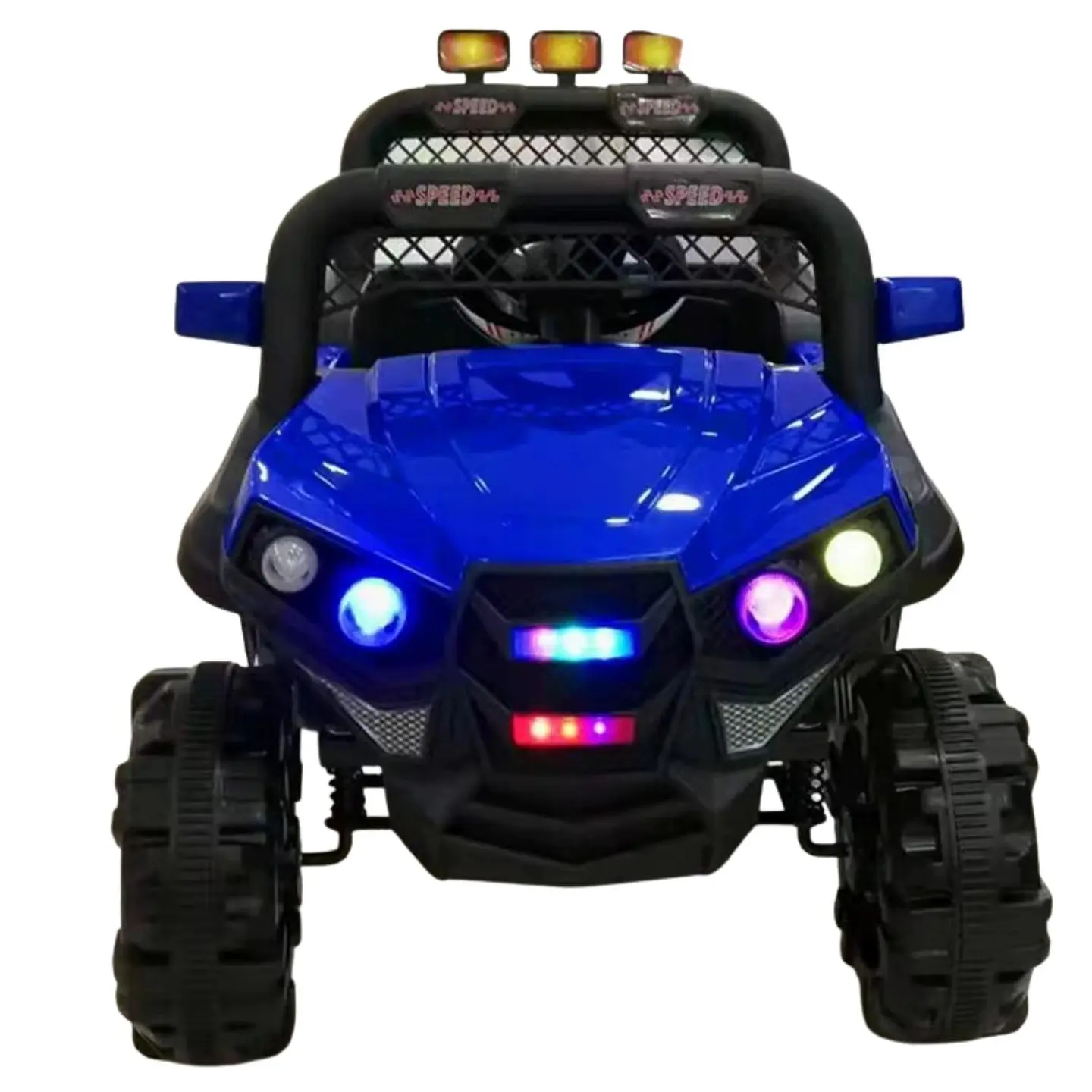 Auto Batería Jeep Eléctrico Infantil 12V Control Trail Azul  2