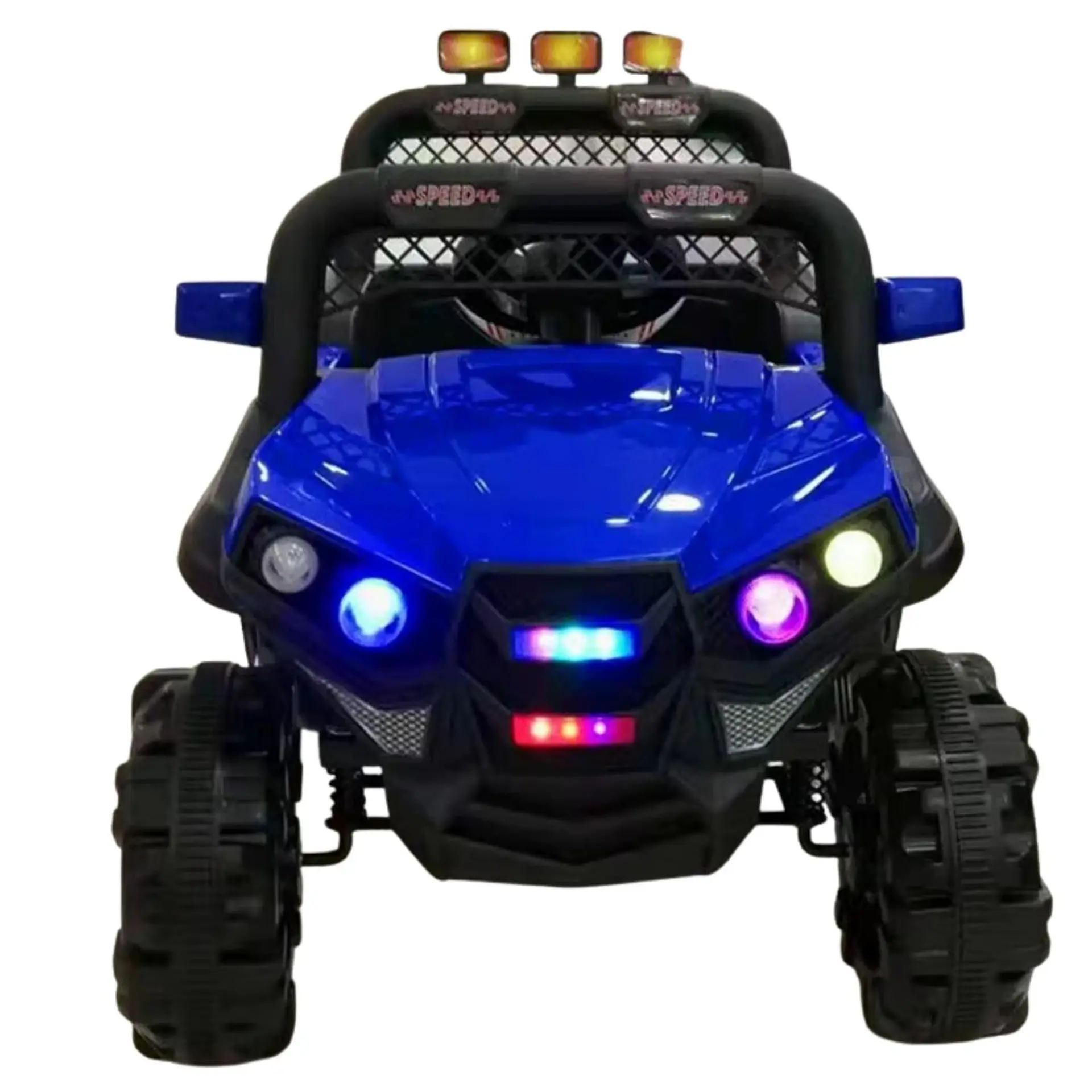 Auto Batería Jeep Eléctrico Infantil 12V Control Trail Azul  3