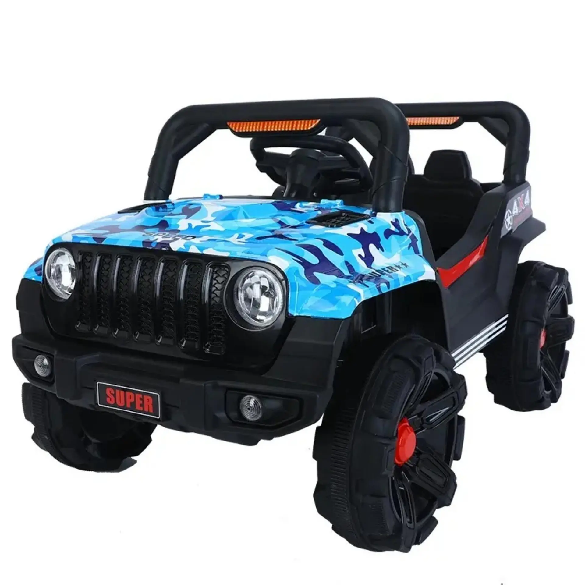 Auto Batería Jeep Eléctrico Infantil 12V Control Rover Azul  2