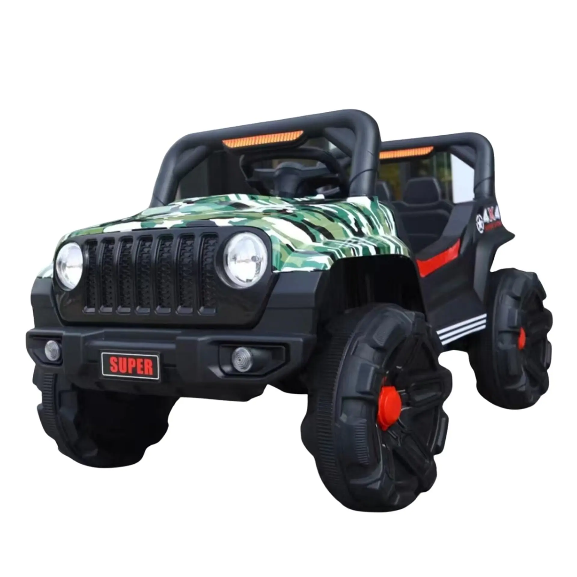 Auto Batería Jeep Eléctrico Infantil 12V Control Rover Verde  2