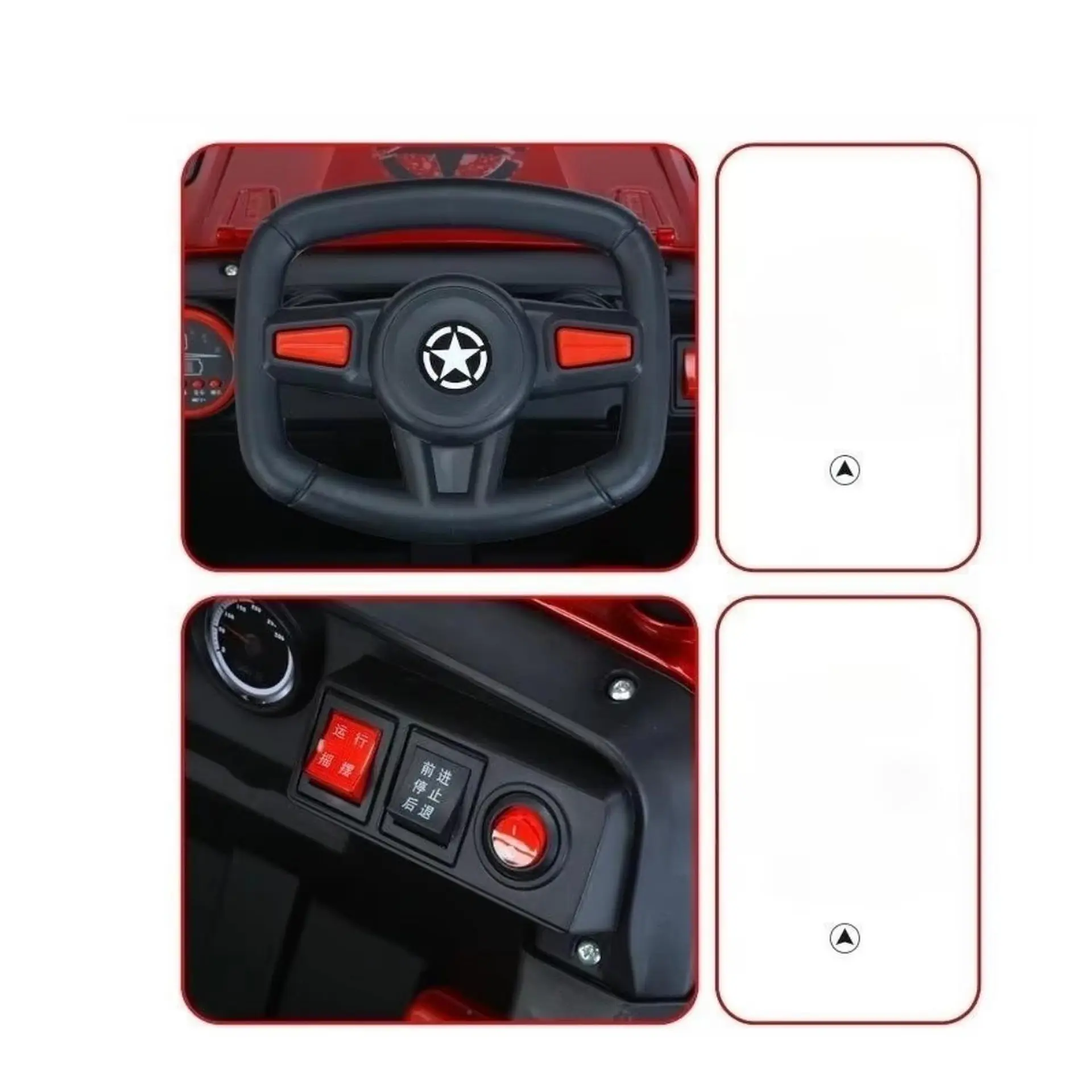 Auto Batería Jeep Eléctrico Infantil 12V Control Rover Verde  5