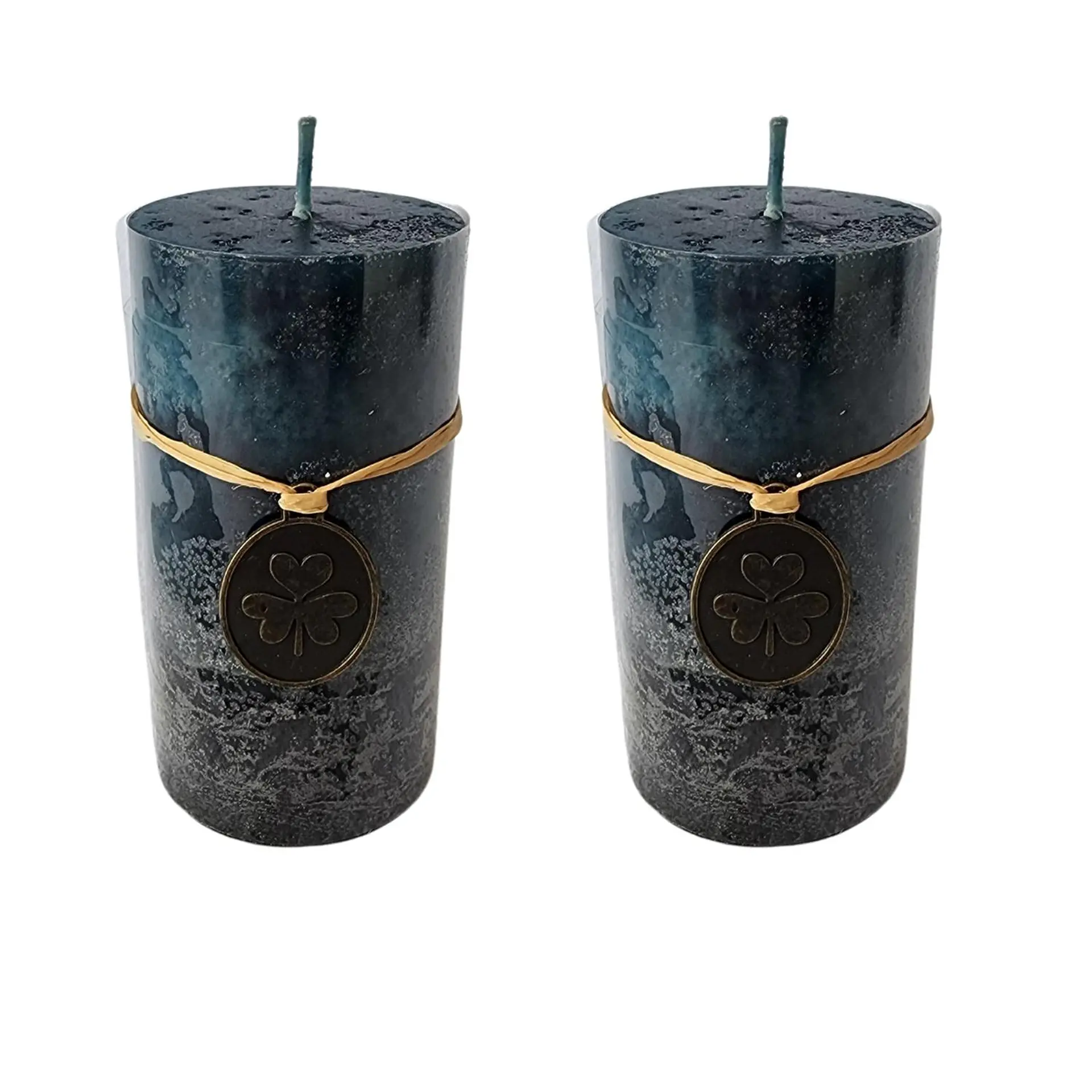Cirio Vela Velon Alto 10cm. Dos Unidades Aromaticos Azul 1