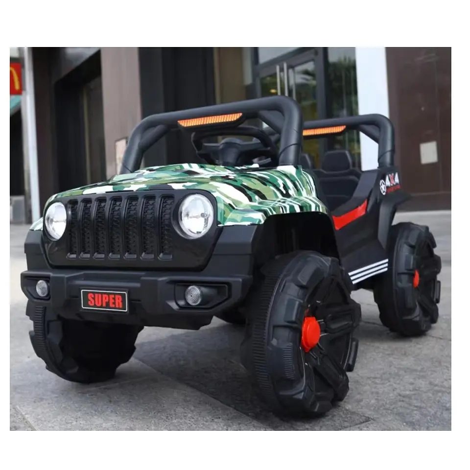 Auto Batería Jeep Eléctrico Infantil 12V Control Rover Verde  5