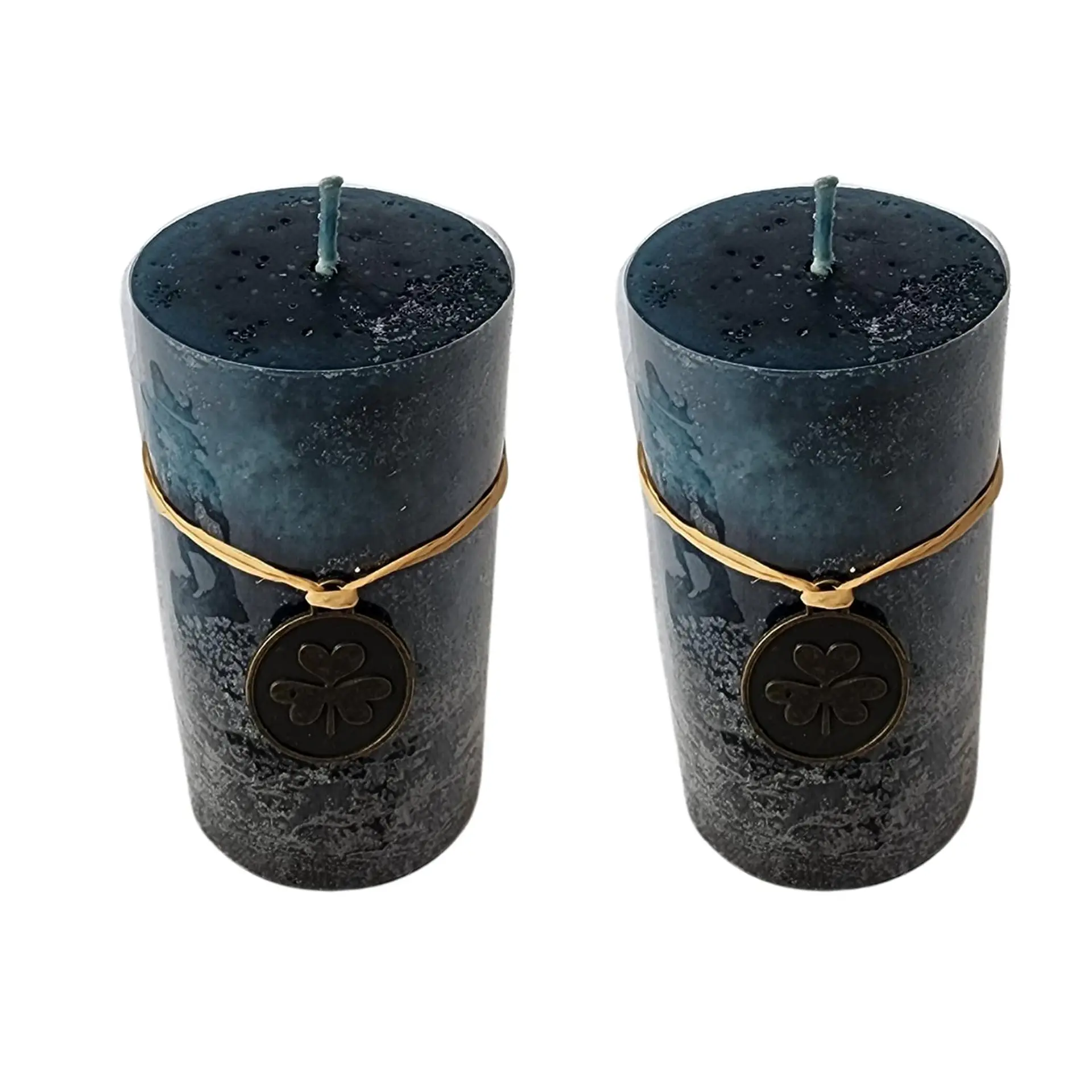 Cirio Vela Velon Alto 10cm. Dos Unidades Aromaticos Azul 2