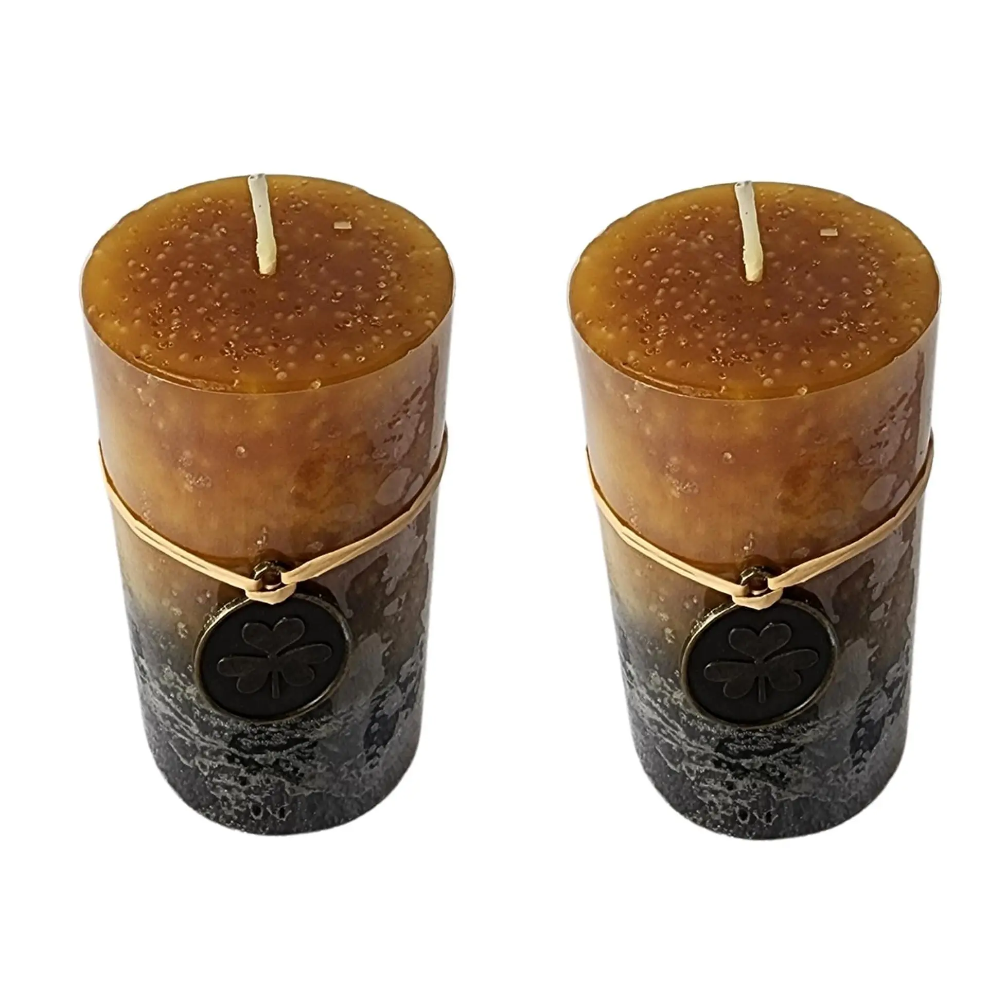 Cirio Vela Velon Alto 10cm. Dos Unidades Aromaticos Ocre 1