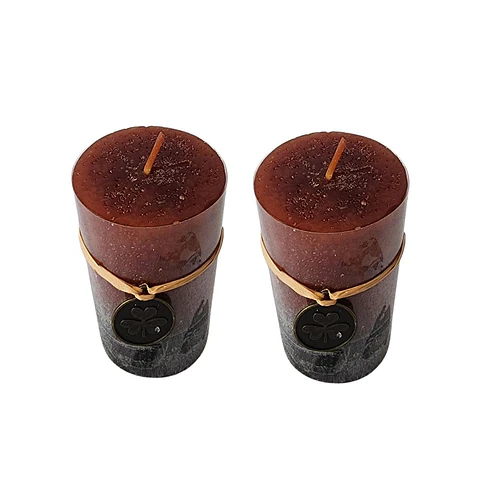 Cirio Vela Velon Alto 10cm. Dos Unidades Aromaticos Caramel