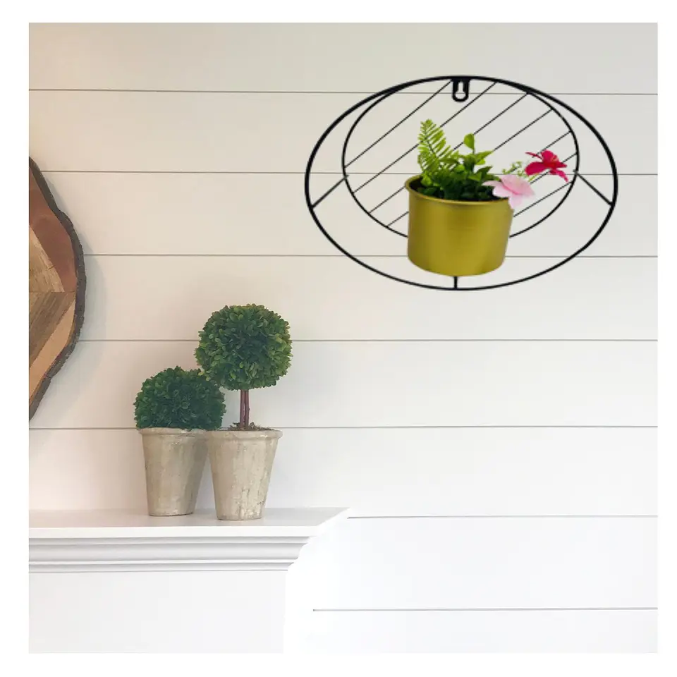 Repisa Flotante Porta Macetero Porta Vela Deco 24cm Circulo 3