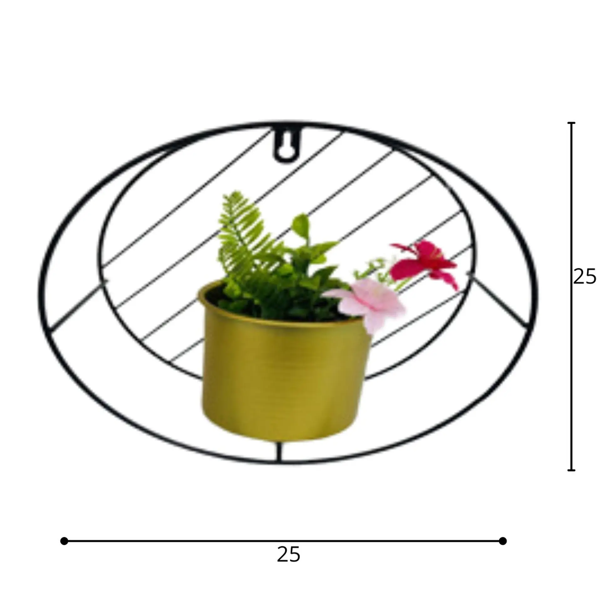 Repisa Flotante Porta Macetero Porta Vela Deco 24cm Circulo 4