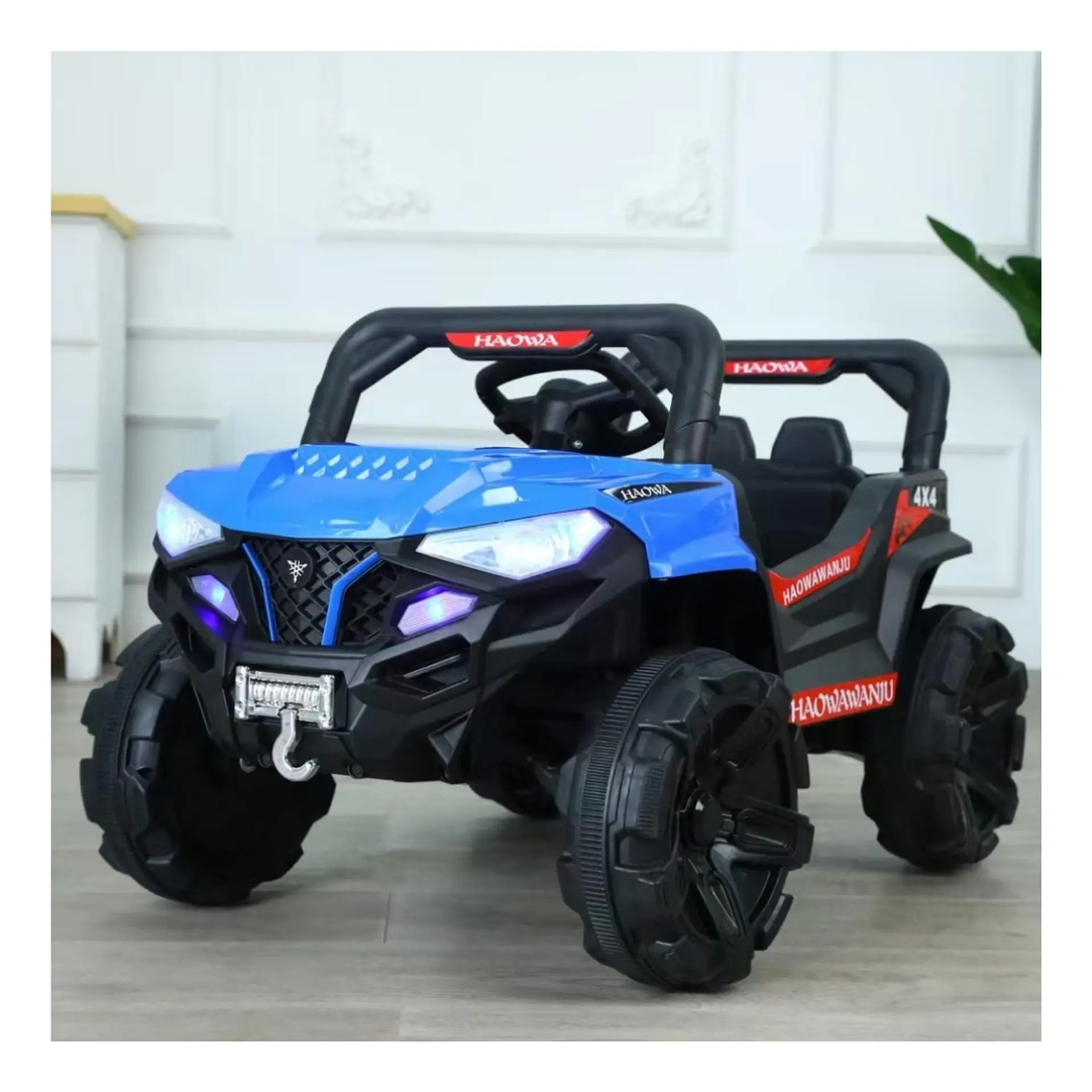 Auto Batería Eléctrico Infantil Titan Azul Juguete  1