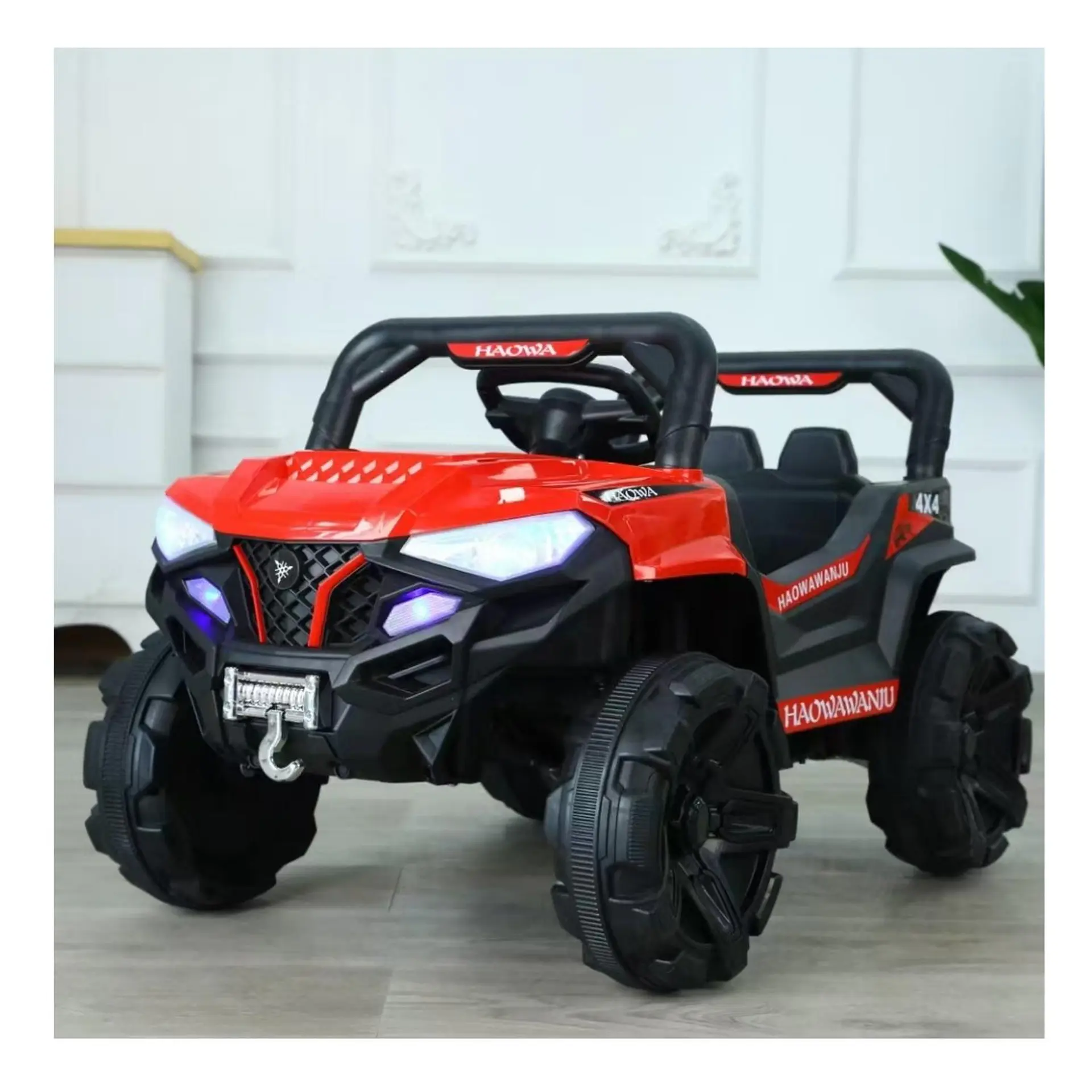 Auto Batería Eléctrico Infantil Titan Rojo Juguete  1