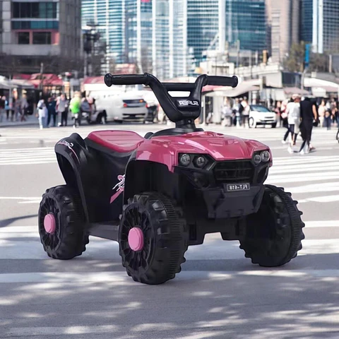 Moto Batería Eléctrico Infantil Hawk Fucsia Juguete 