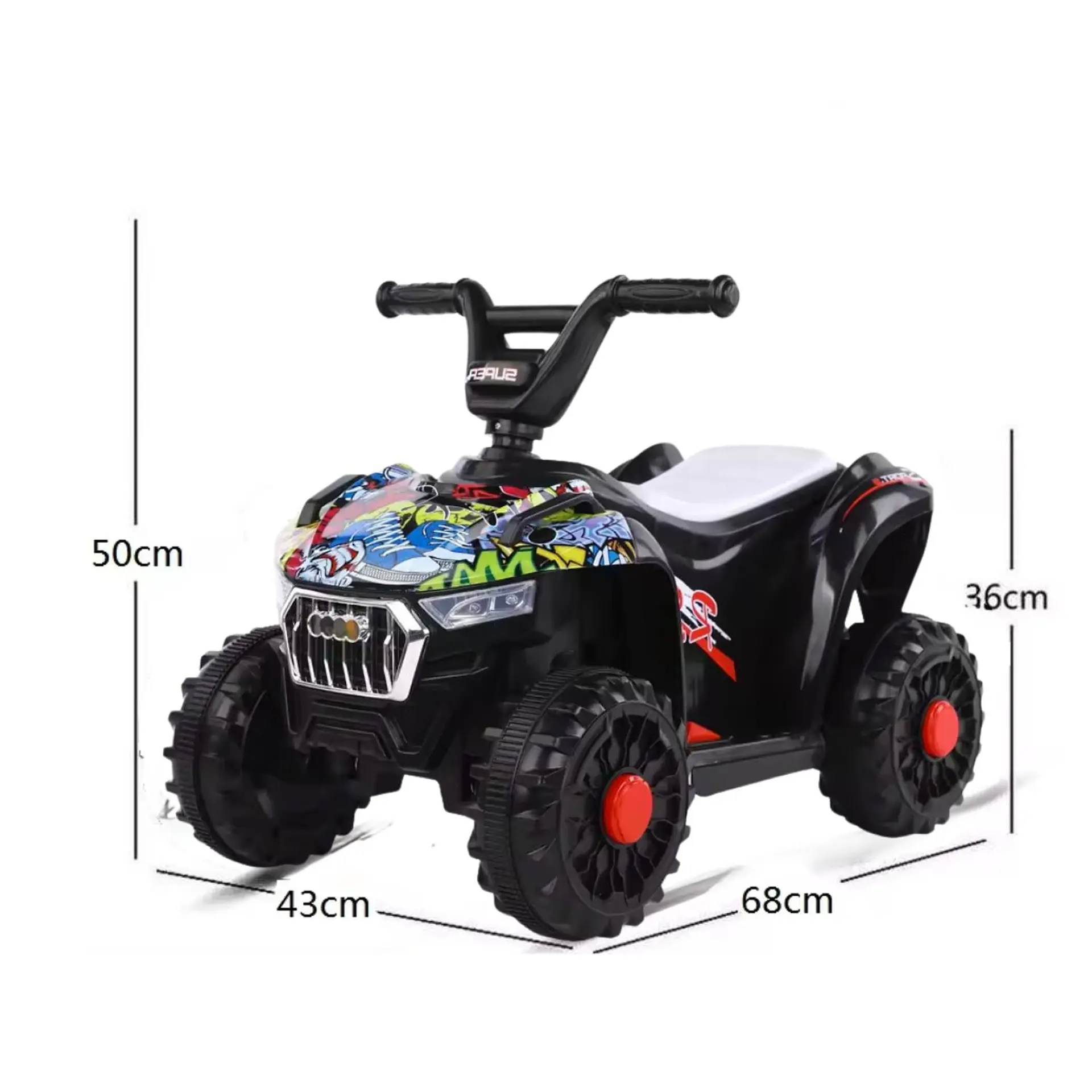 Moto Batería Eléctrico Infantil Atlas Diseño Juguete  3