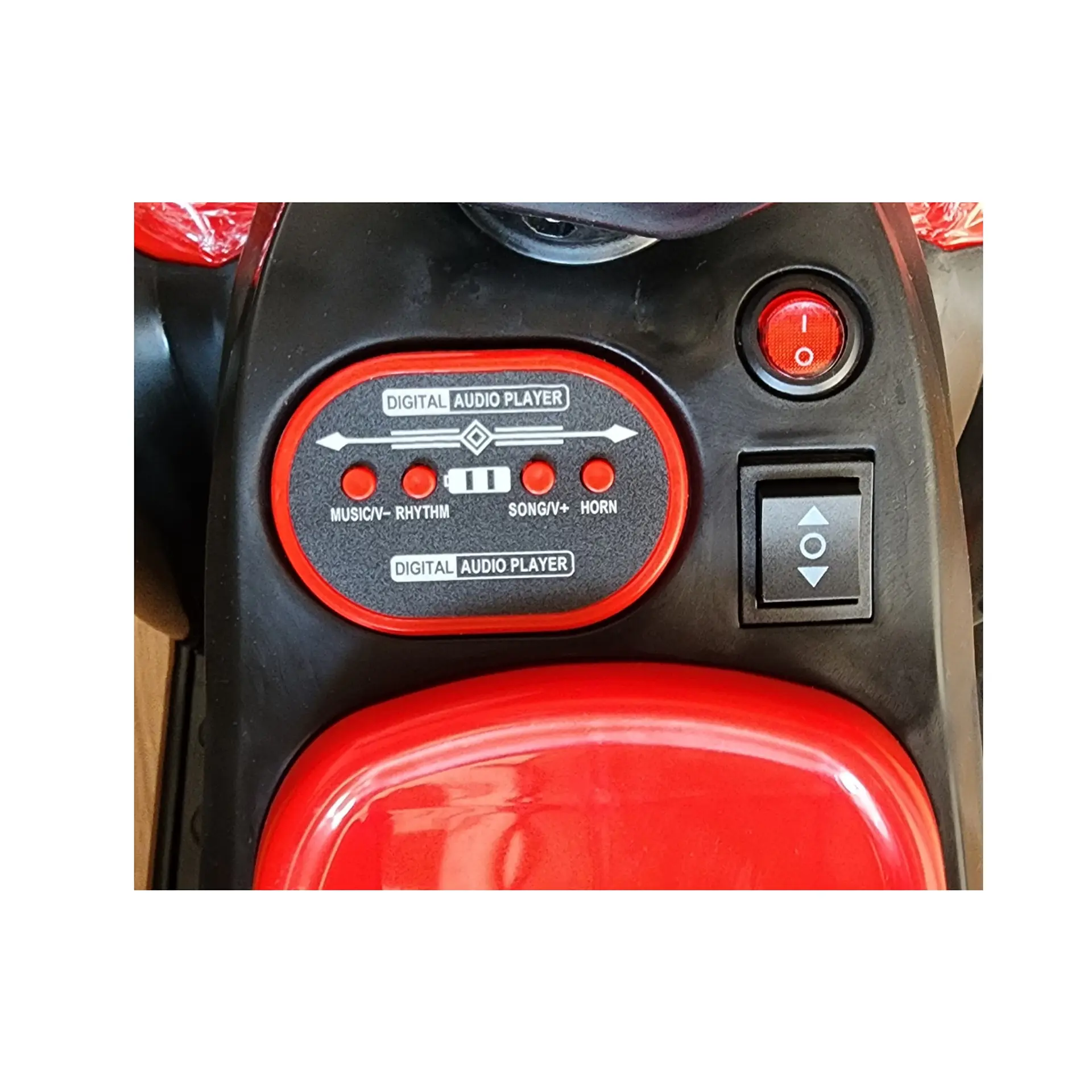Moto Batería Eléctrico Infantil Atlas Roja Juguete  5