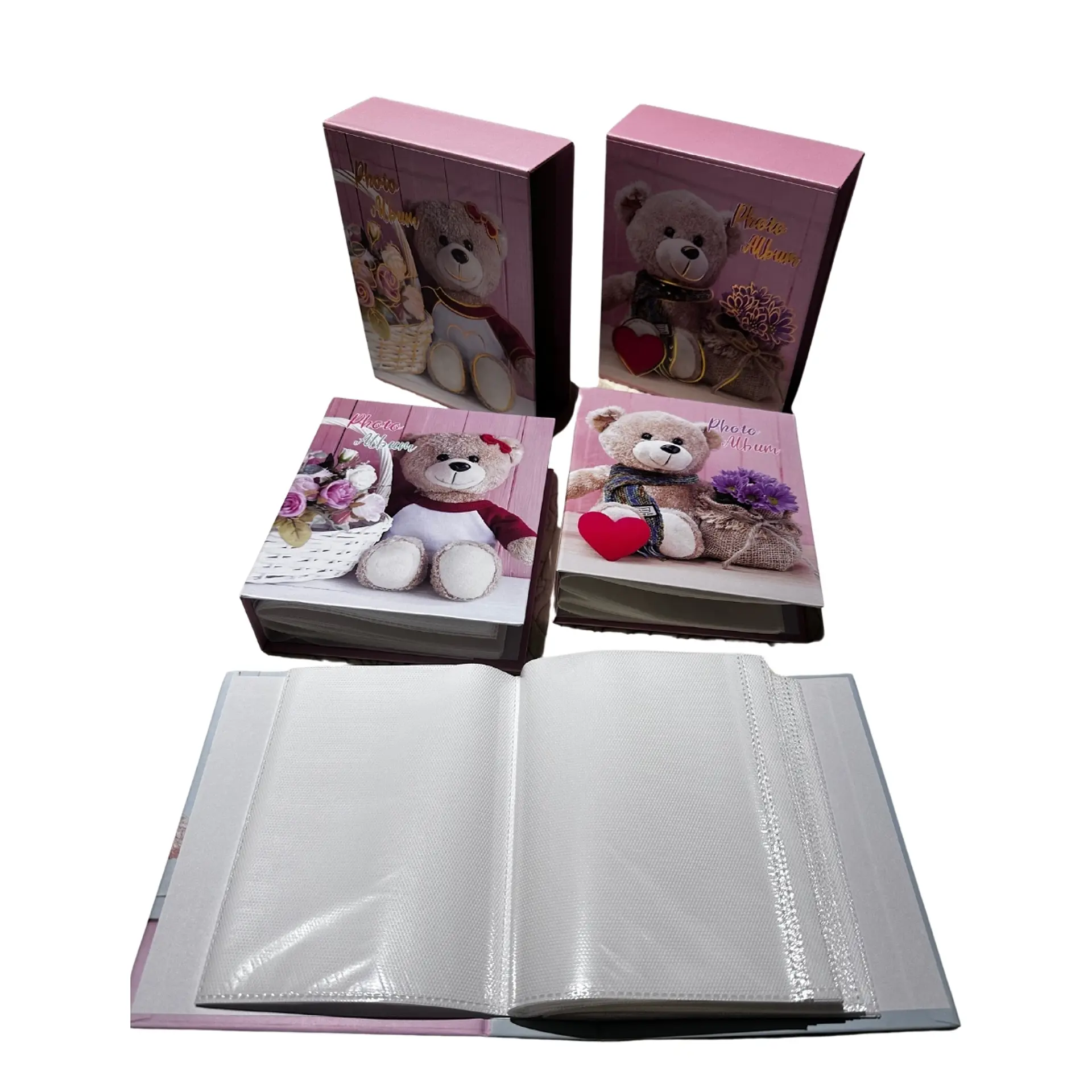 Pack 2 Album Foto Diseño Infantil 40 Fotos 10x15 cm Rosado 3