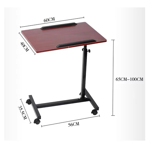 Mesa Plegable Enfermo Cama Altura Ajustable Computador Café