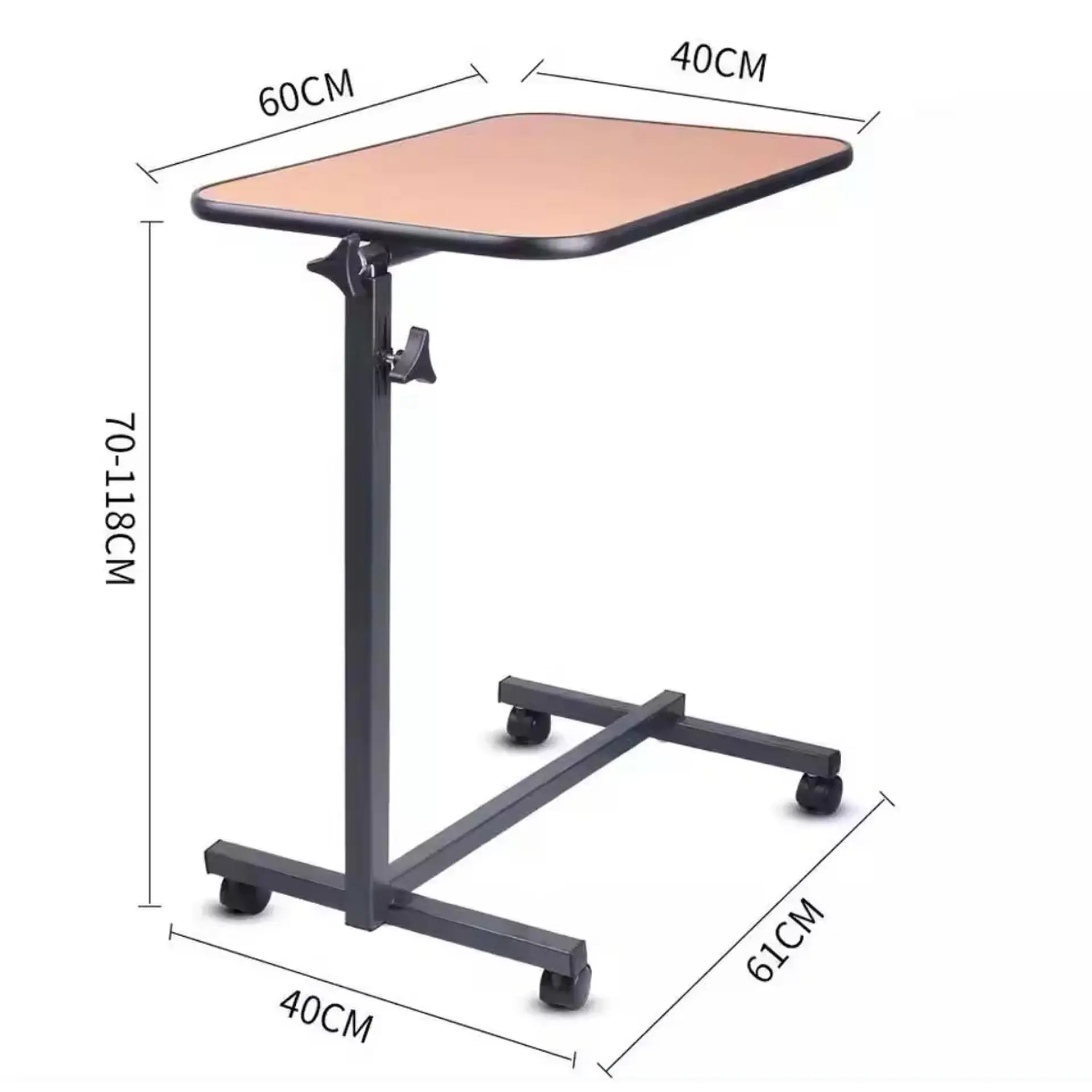 Mesa Plegable Enfermo Cama Deluxe Firme Altura Ajustable PC 2