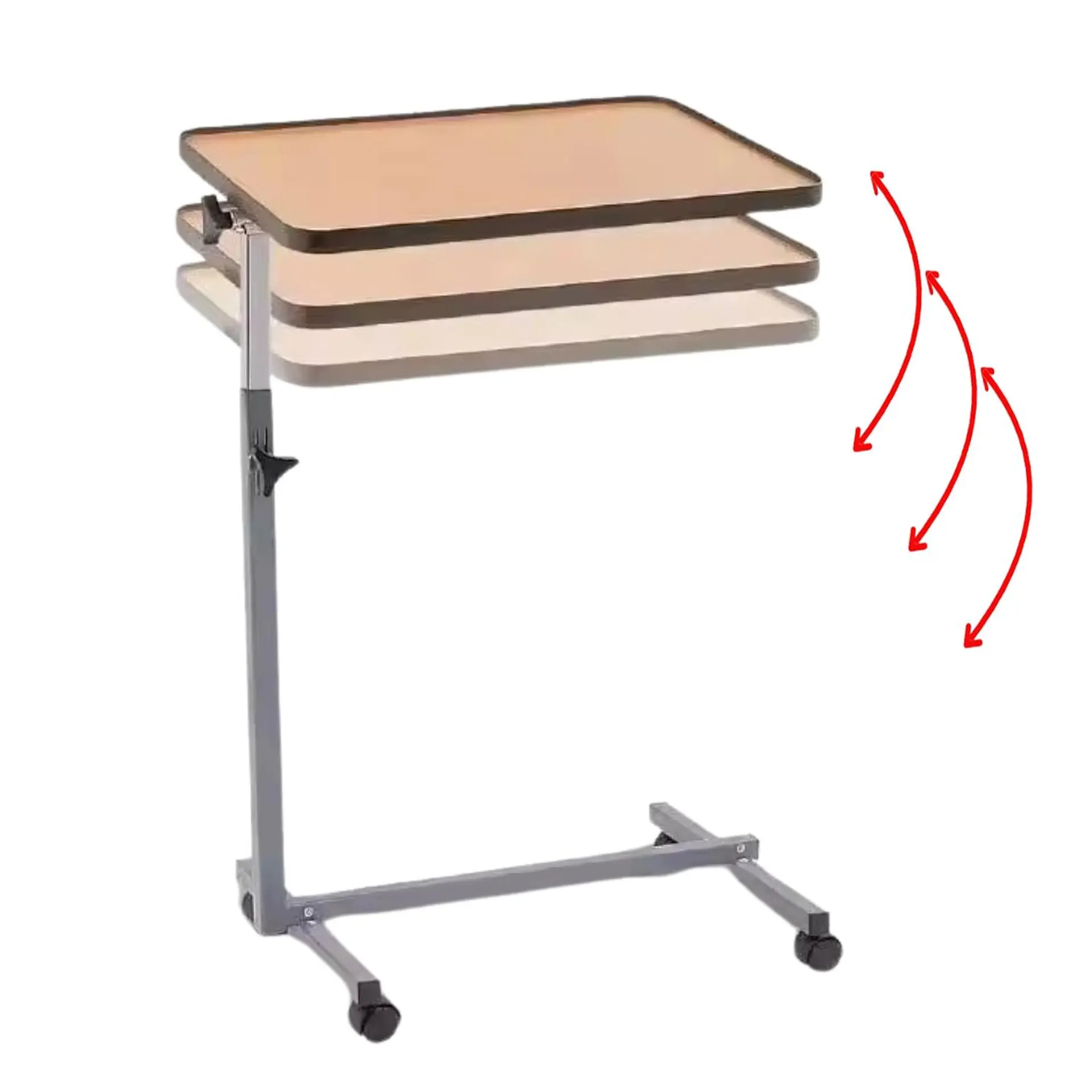 Mesa Plegable Enfermo Cama Deluxe Firme Altura Ajustable PC 3