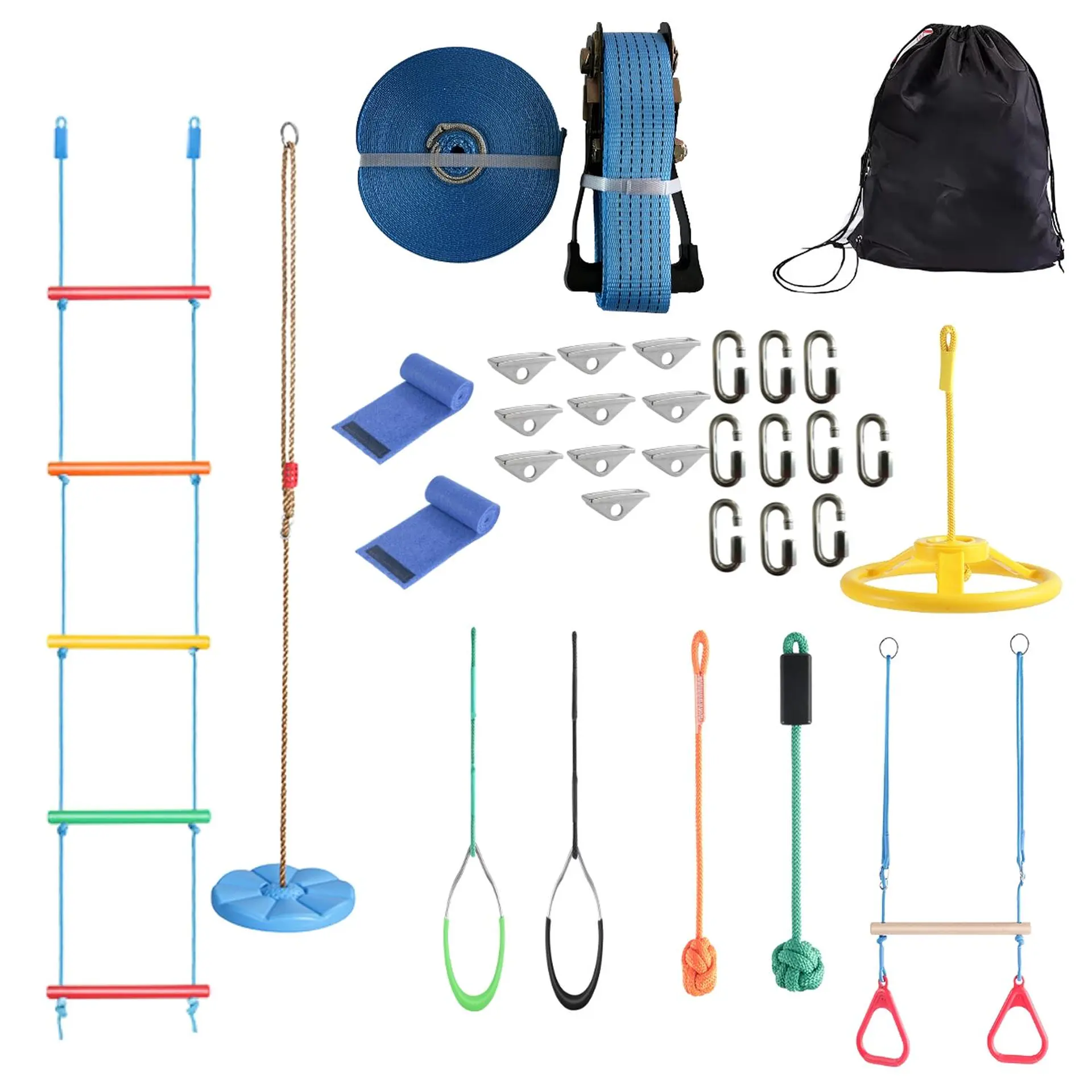 Juego Carrera Ninja Warrior 8 Obstaculos Slackline 1