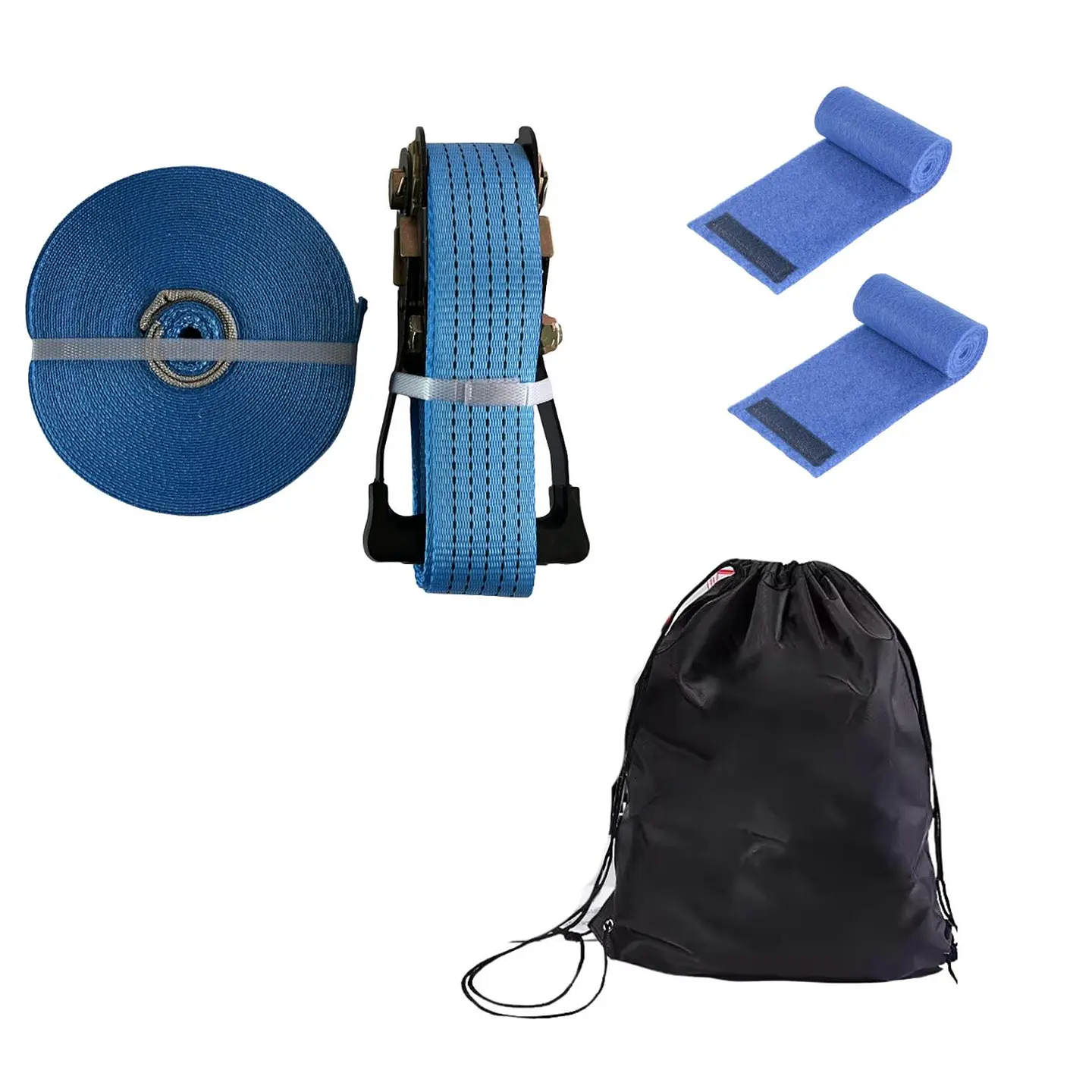Juego Obstáculos 6 Kit Carrera Ninja Warrior Slackline Niños 3