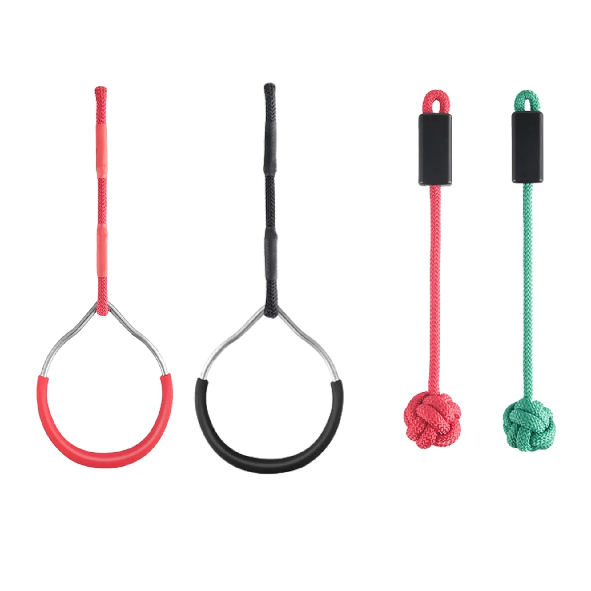 Juego Obstáculos 6 Kit Carrera Ninja Warrior Slackline Niños 4